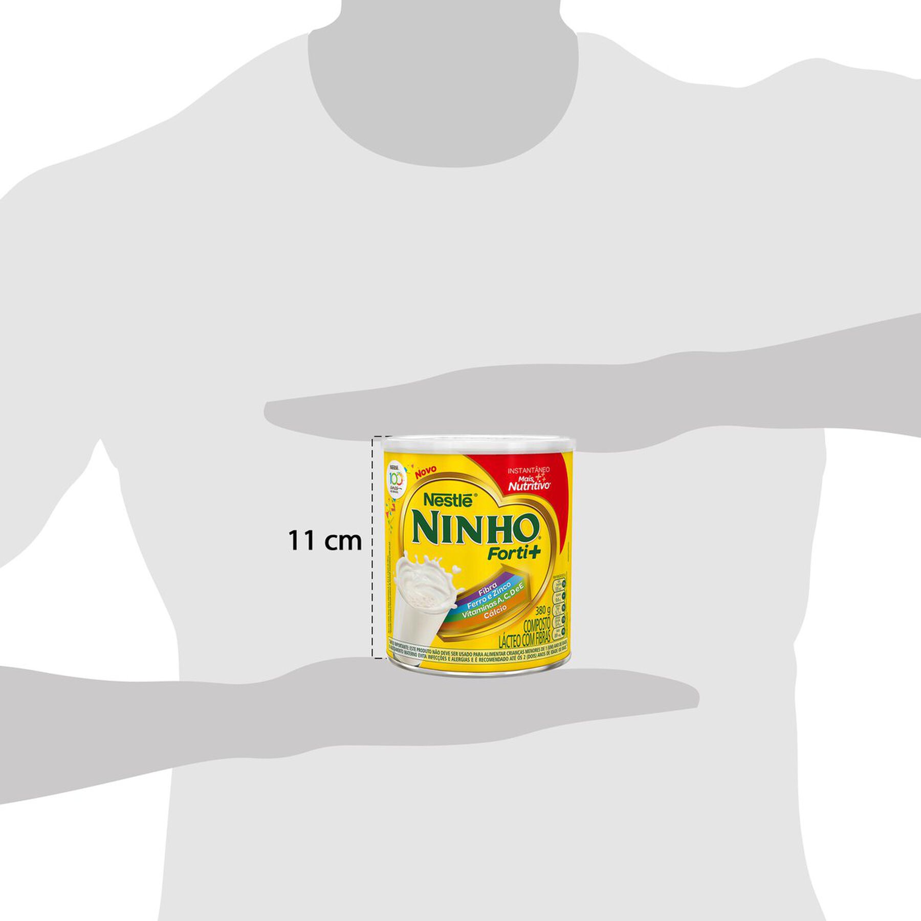 Composto Lácteo Ninho Forti+ Instantâneo Lata 380g