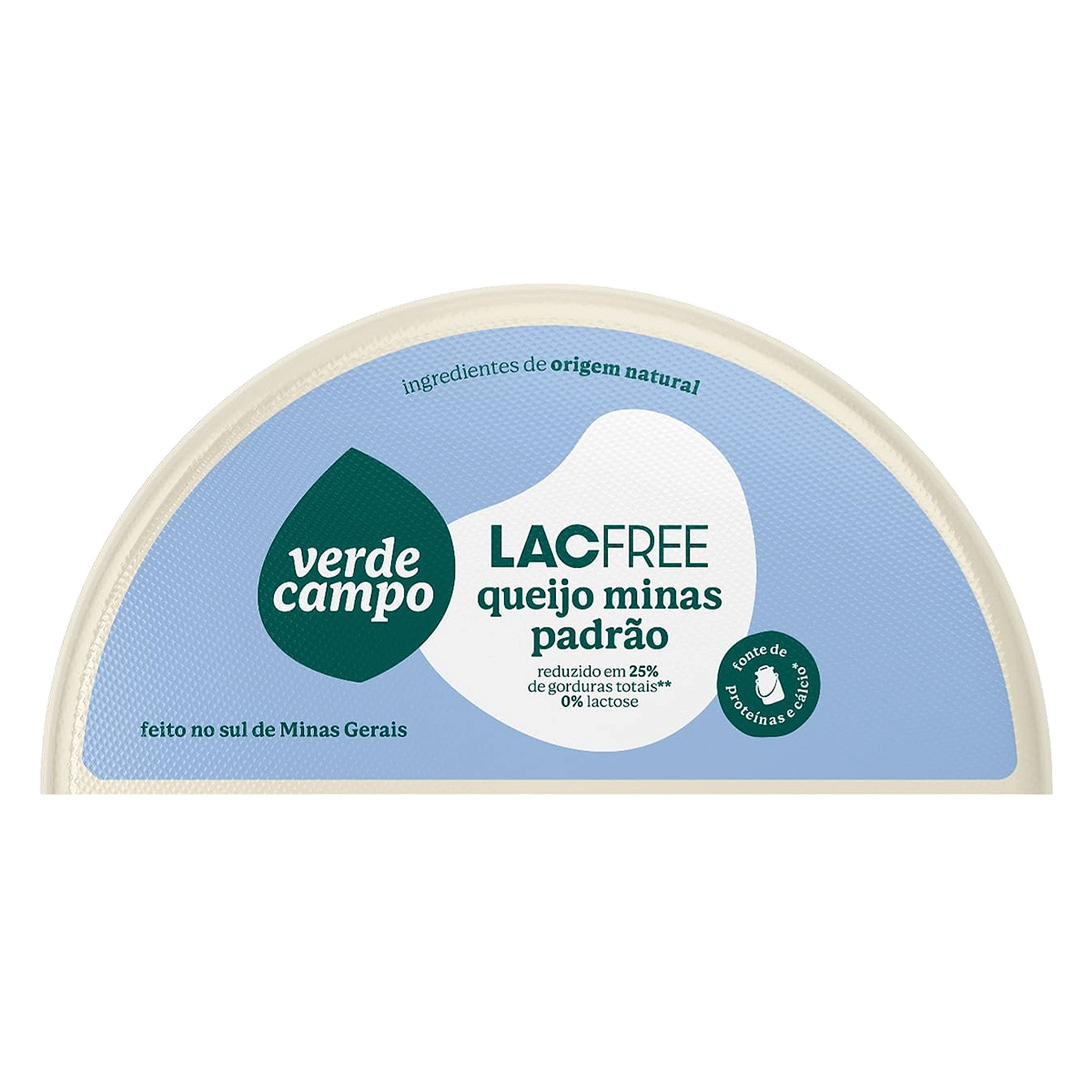 Queijo Minas Padr&atilde;o Lacfree Verde Campo aprox. 420g