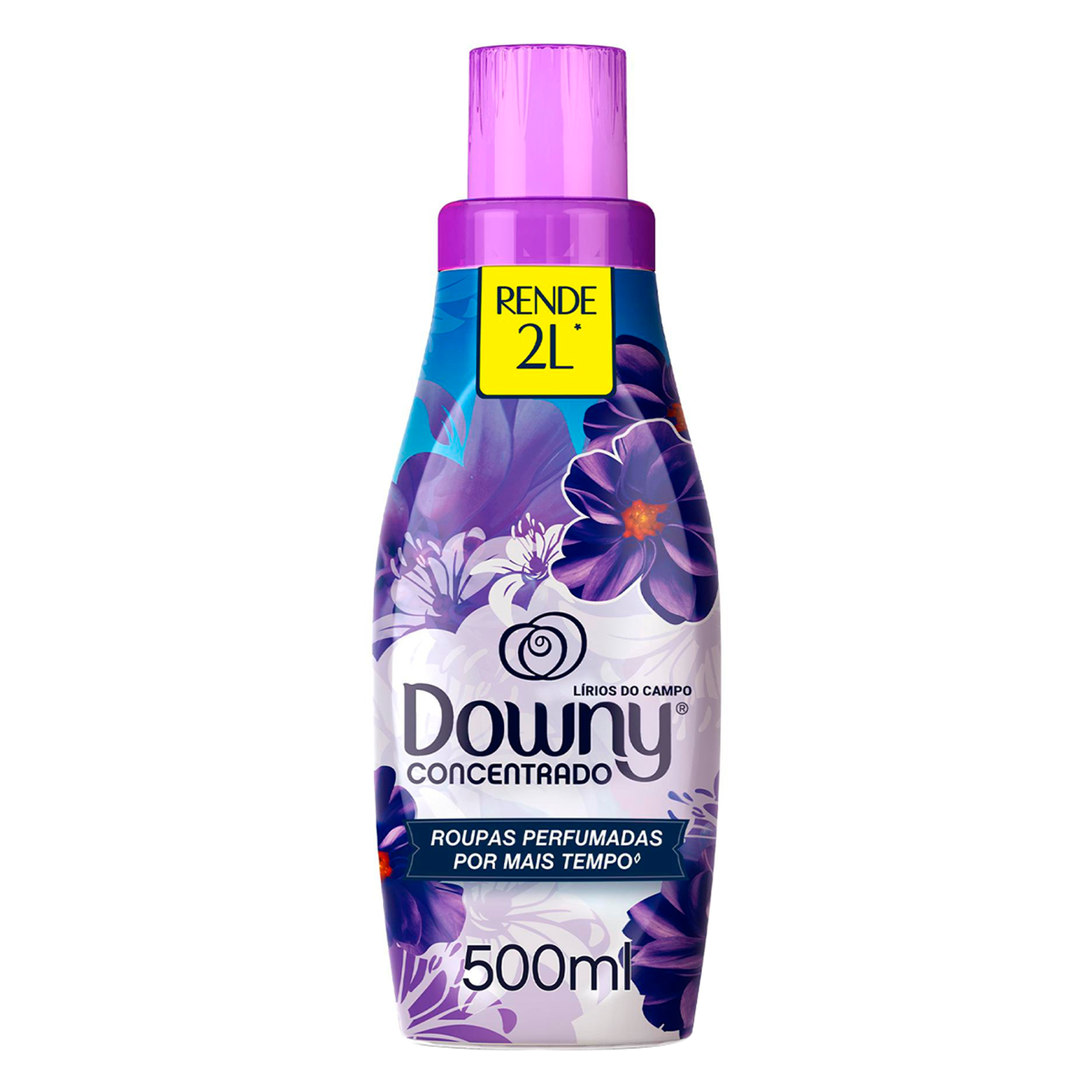 Amaciante de Roupa Concentrado Lírios do Campo Downy Frasco 500ml