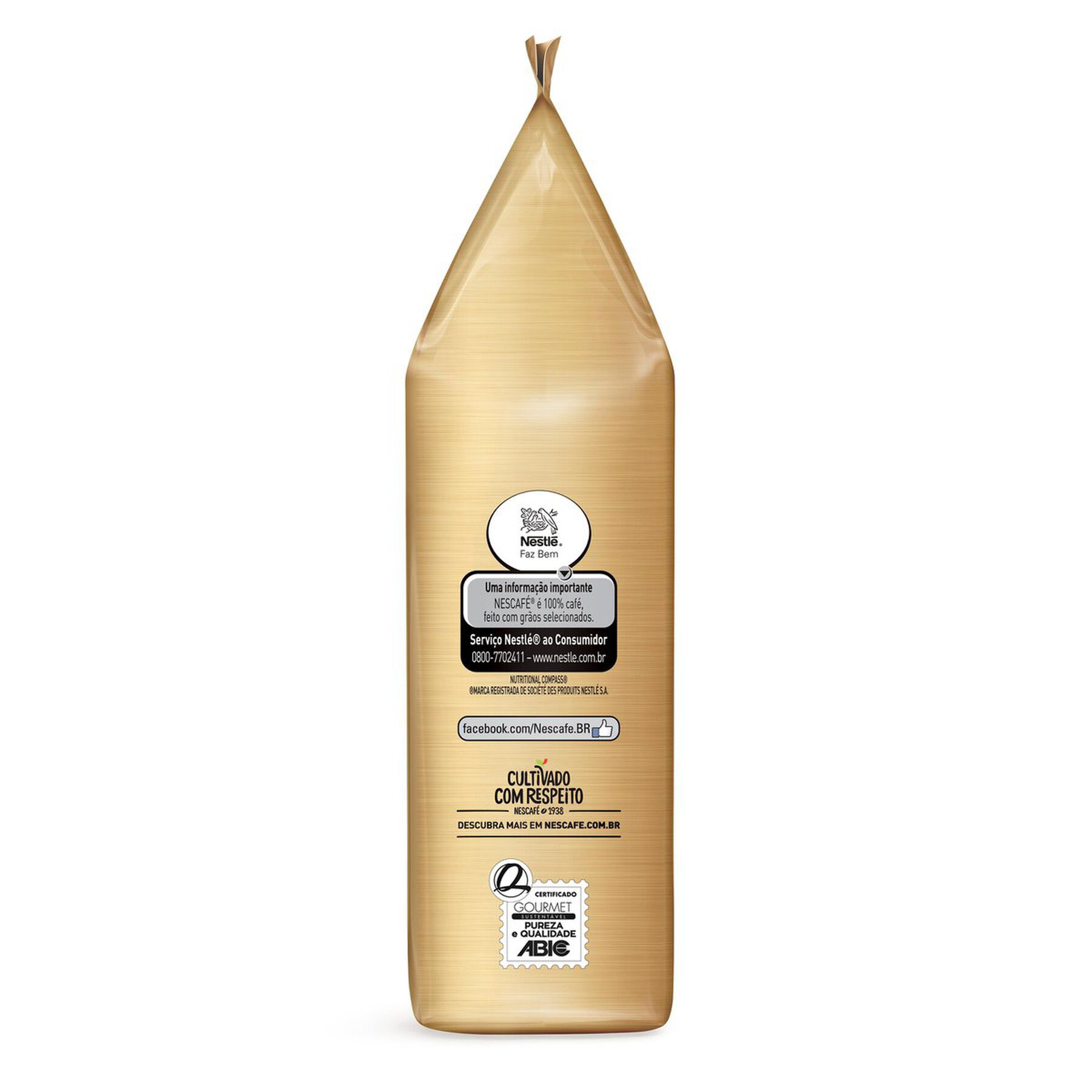 Caf&eacute; Torrado e Mo&iacute;do Intenso Nescaf&eacute; Gold Pacote 250g