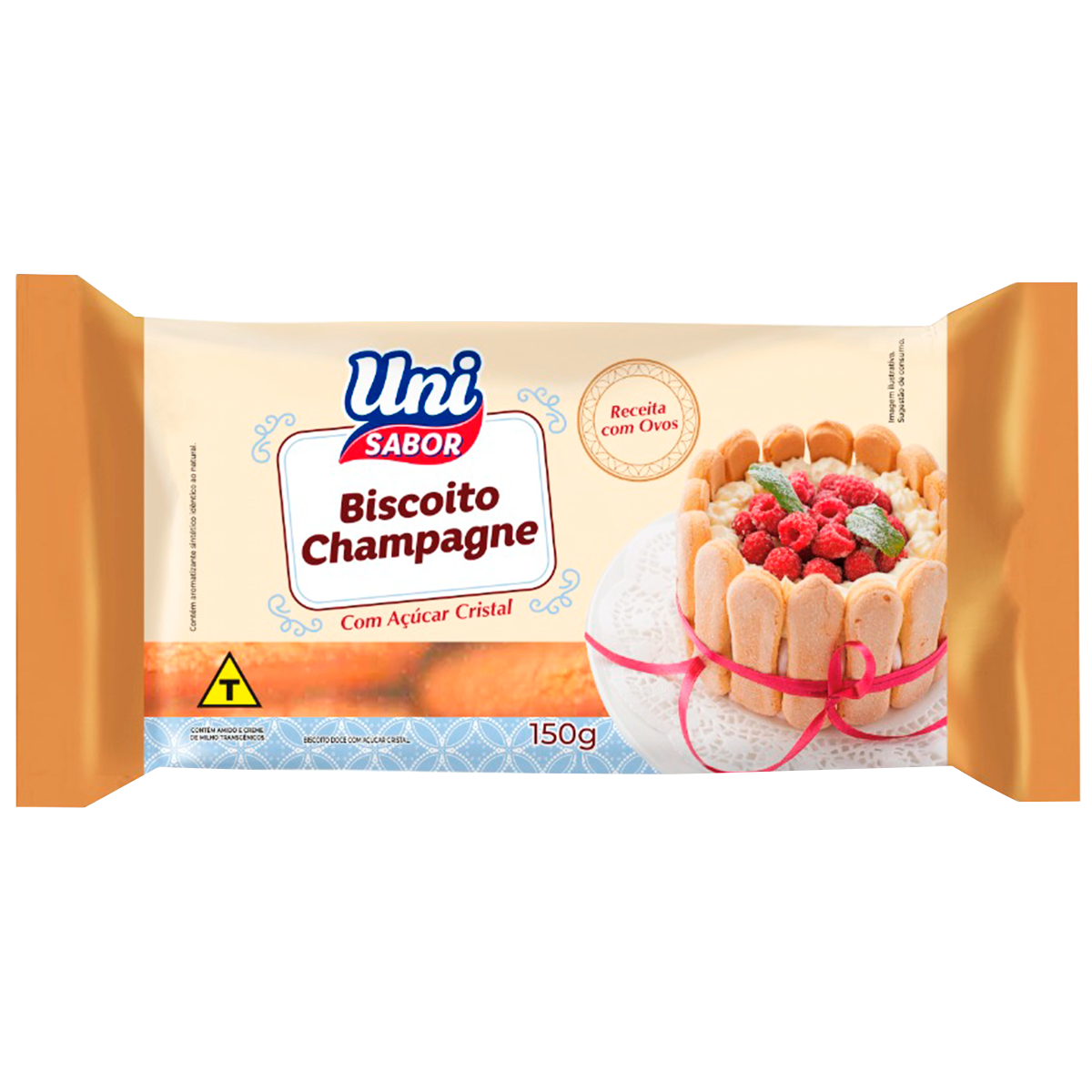 Biscoito Champagne Uni Sabor Pacote 150g