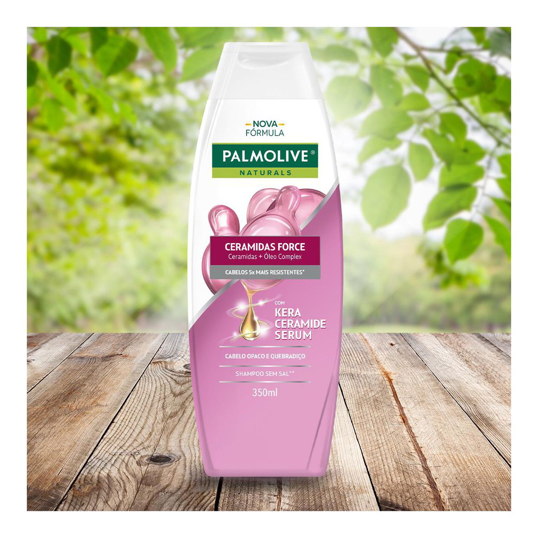 Shampoo Palmolive Naturals Ceramidas Force Frasco 350ml