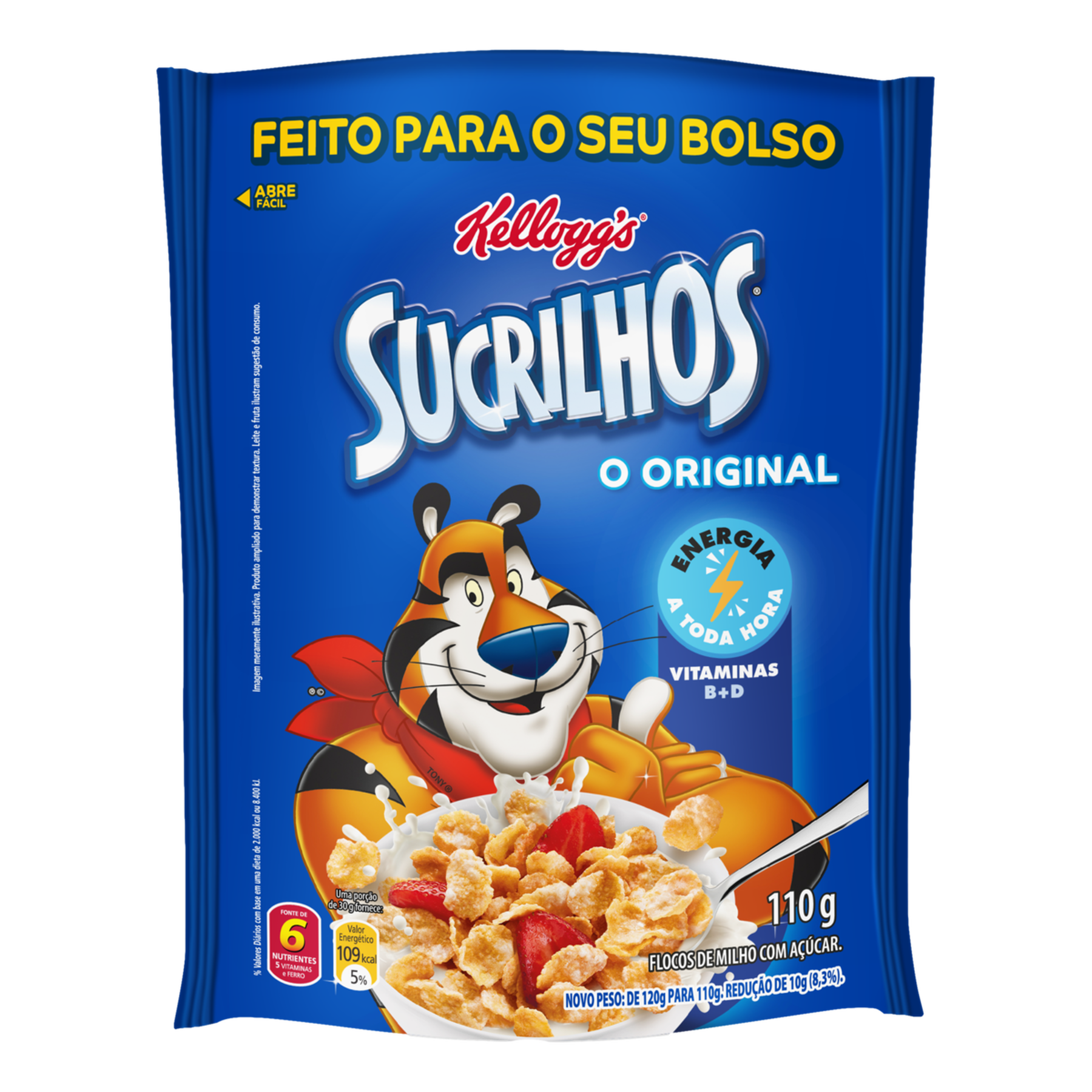 Cereal Matinal Original Sucrilhos Kellogg's Pacote 110g