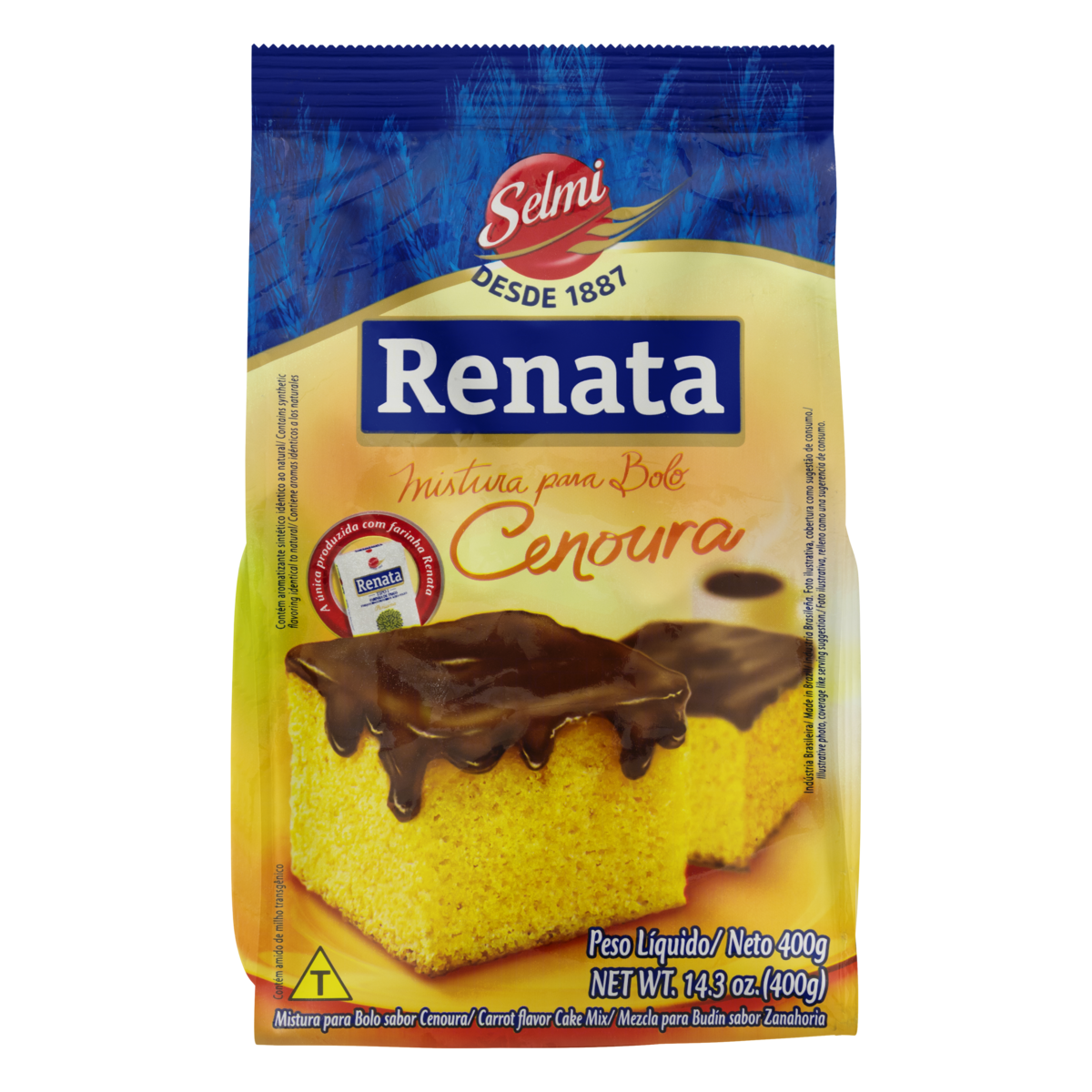 Mistura para Bolo Cenoura Renata 400g