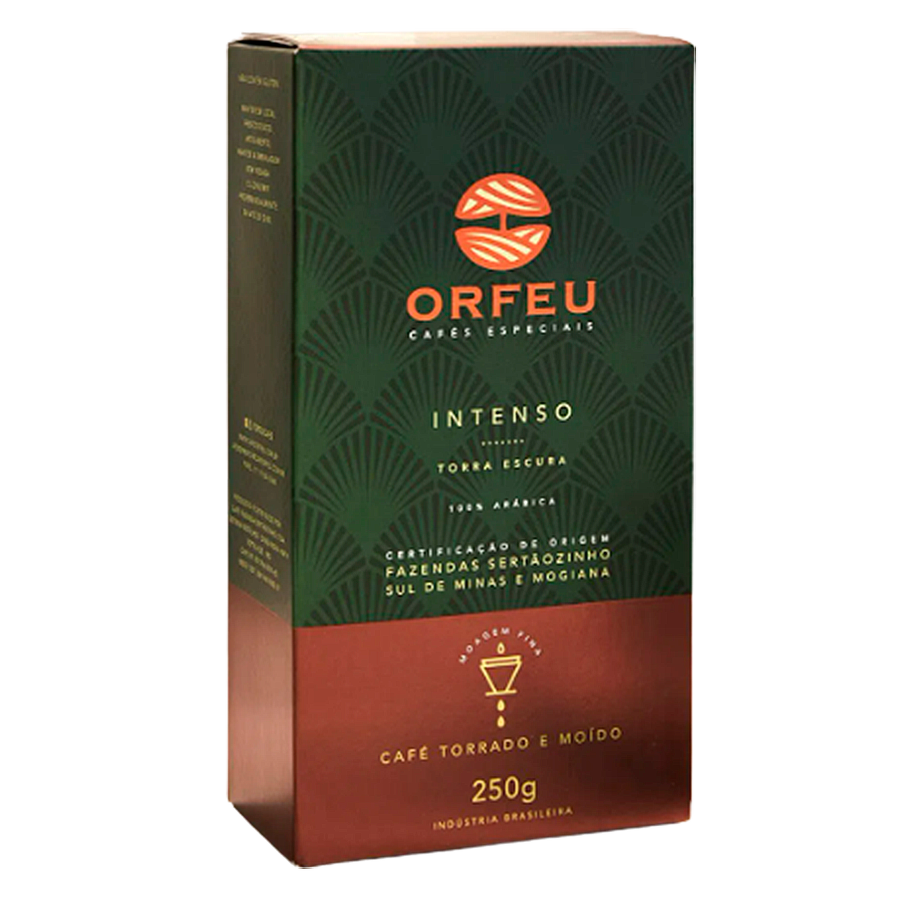 Caf&eacute; Torrado e Mo&iacute;do Intenso Orfeu 250g