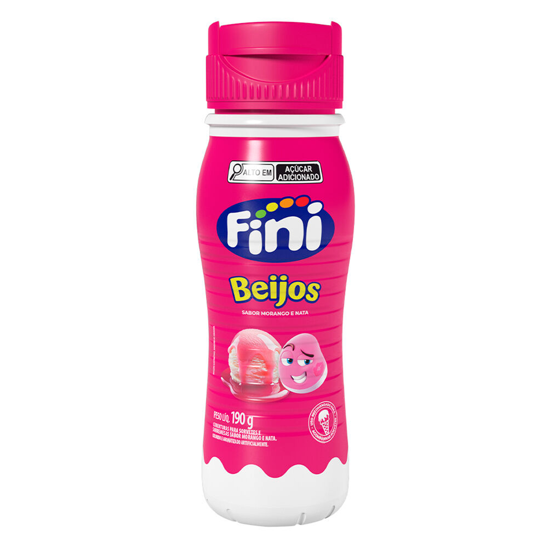 Cobertura para Sorvete Beijos Fini 190g