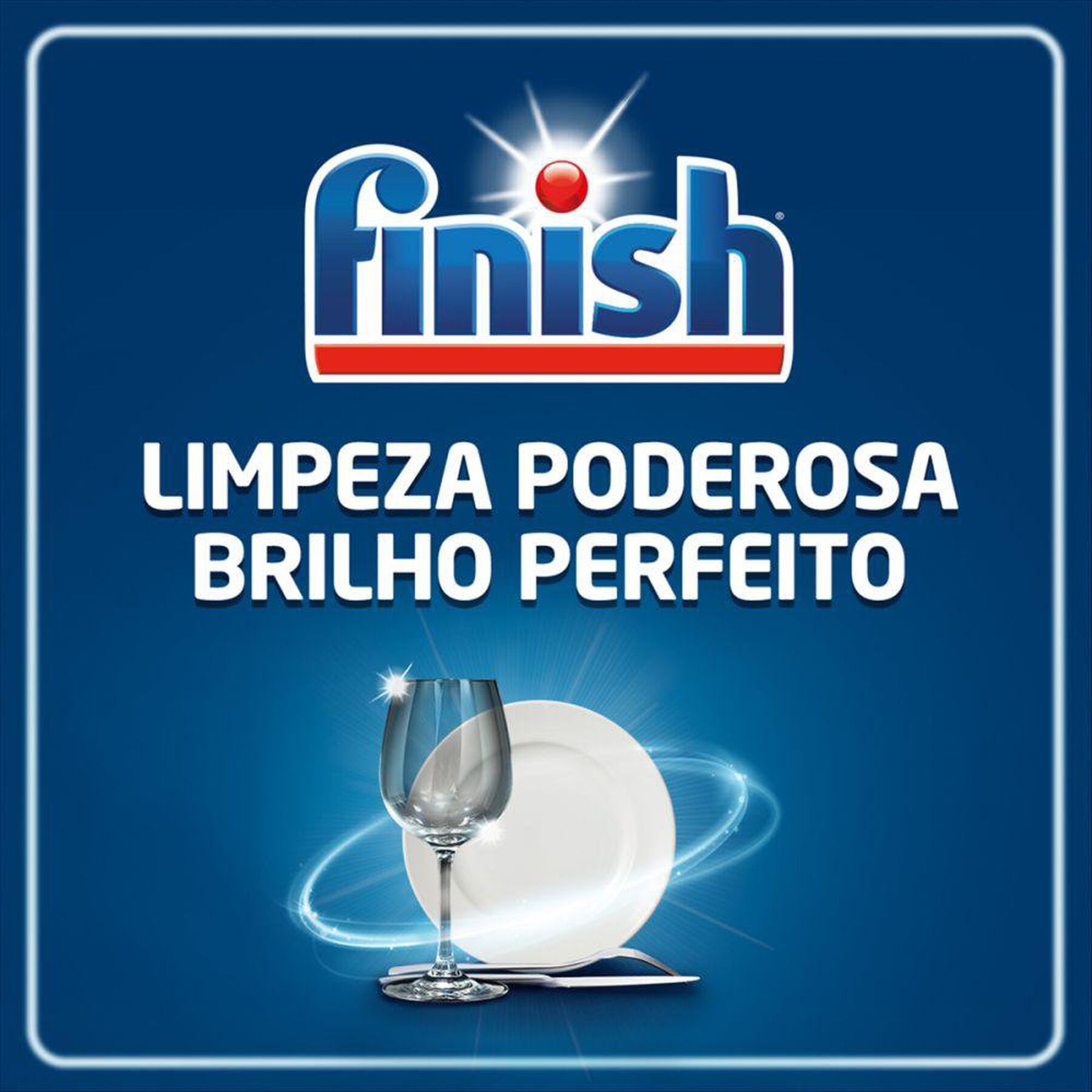 Detergente em Pó para Máquina de Lavar Louças Finish Power Powder Advanced Pote 1kg