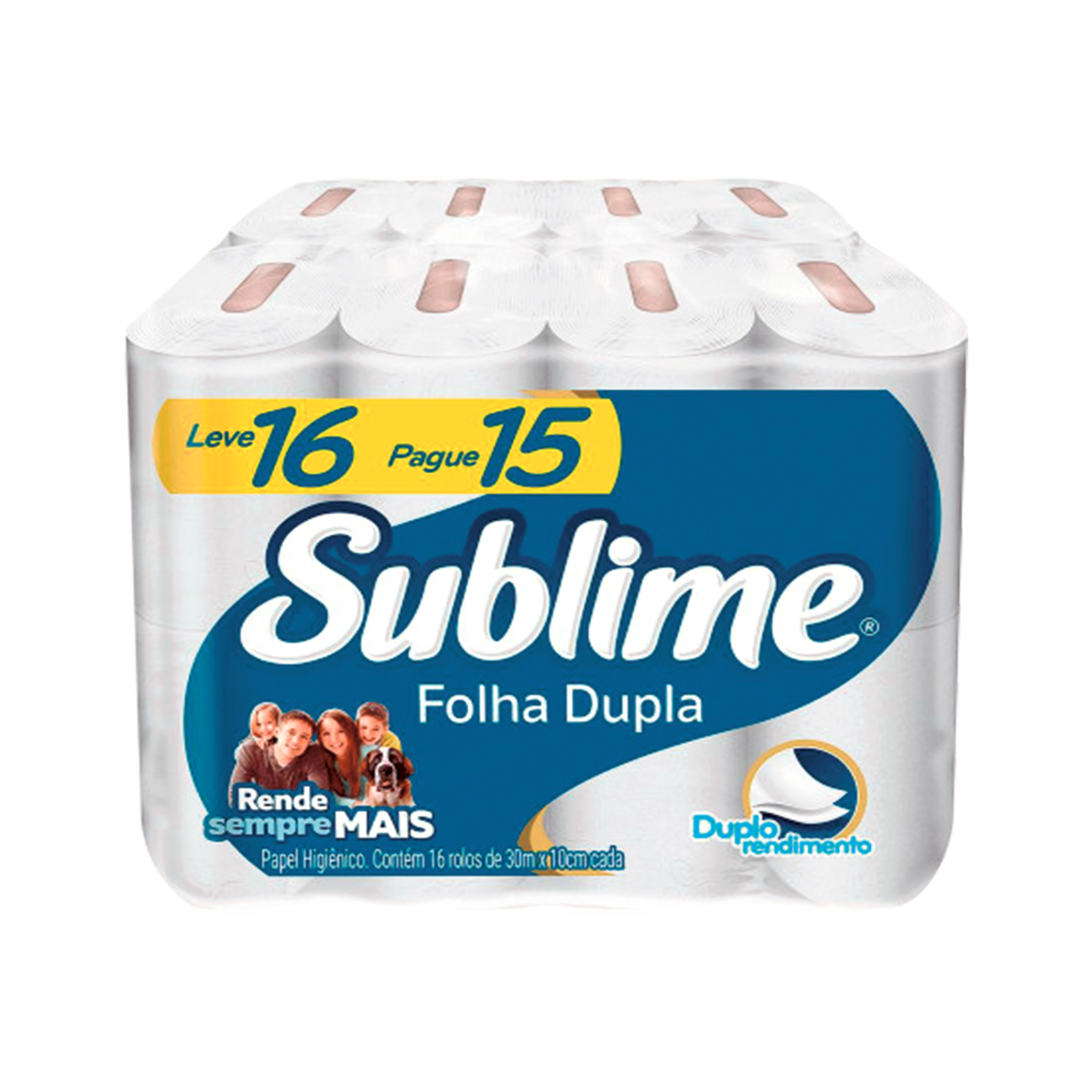 Papel Higi&ecirc;nico Folha Dupla Softys C/16 Unidades