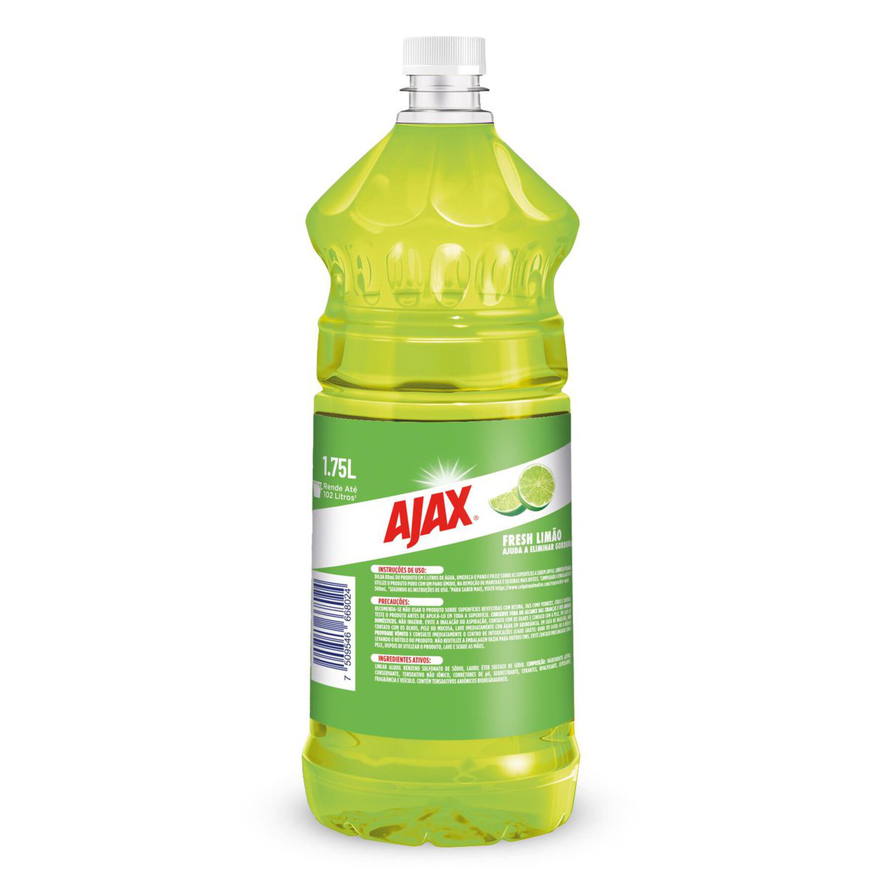 Limpador Limpeza Pesada Fresh Lemon Ajax Frasco 1,75l
