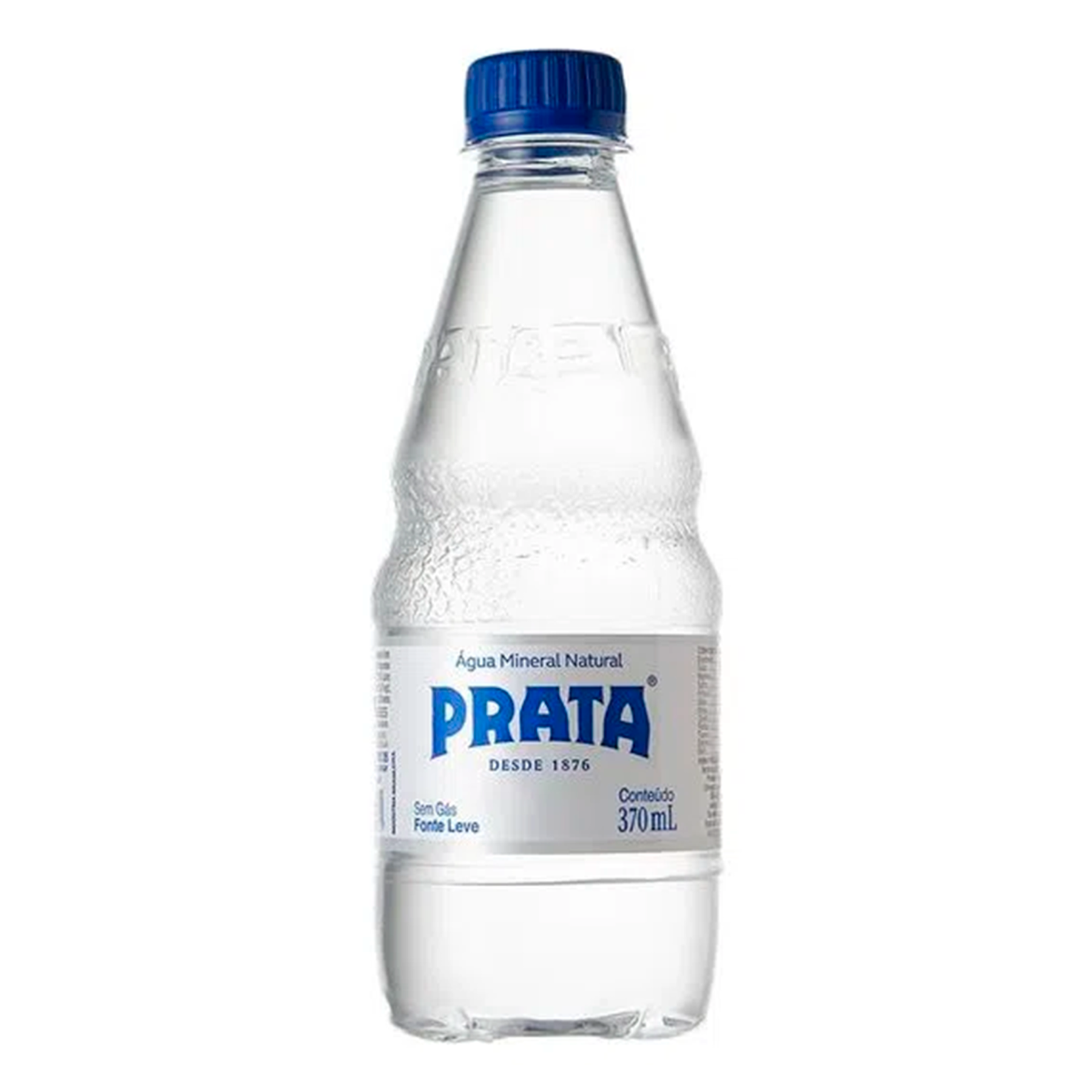 &Aacute;gua Mineral Natural sem G&aacute;s Prata Garrafa 370ml