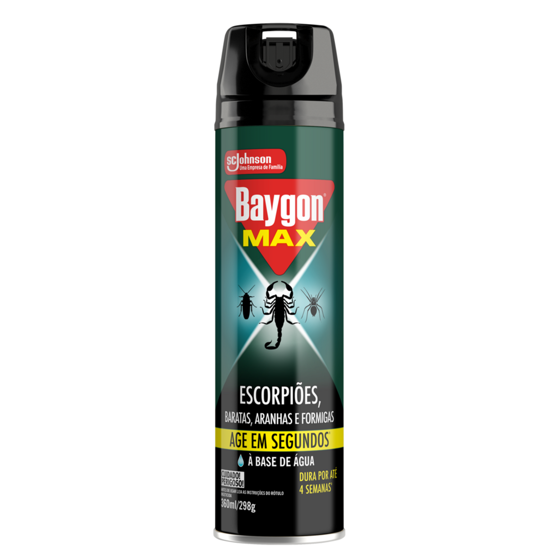 Inseticida Aerossol &agrave; Base de &Aacute;gua Baygon Max Frasco 360ml Spray