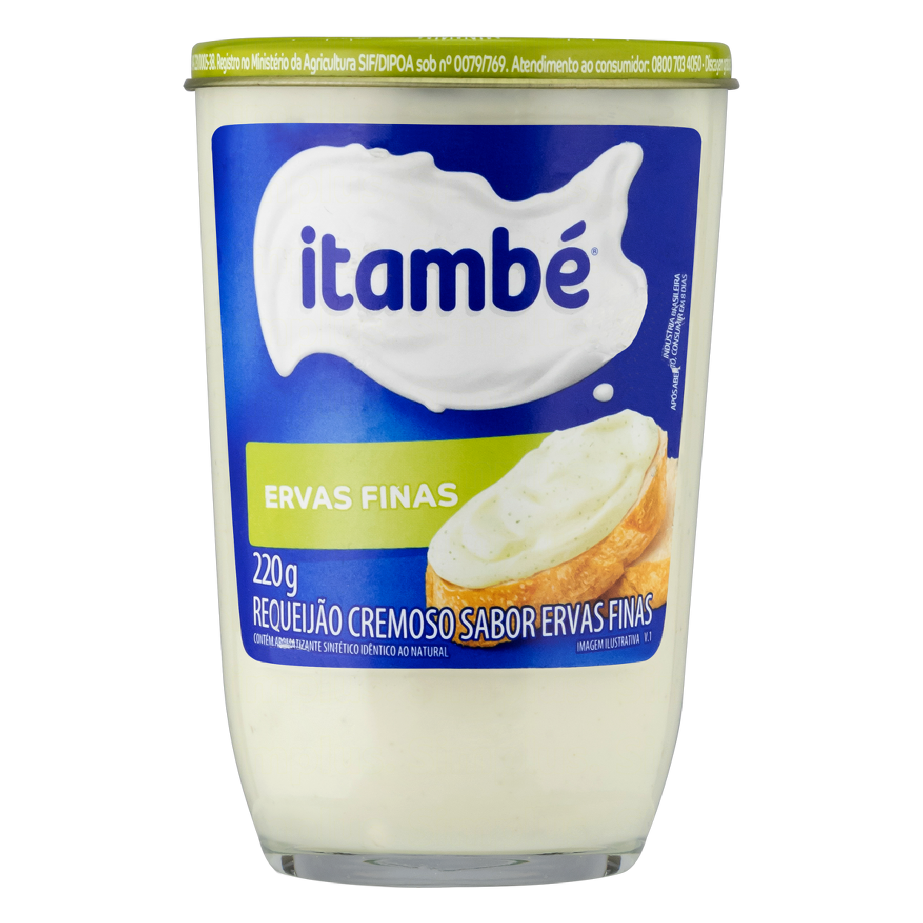 Requeij&atilde;o Cremoso Ervas Finas Itamb&eacute; Copo 200g