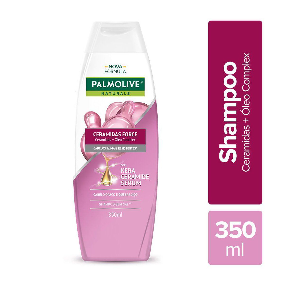 Shampoo Palmolive Naturals Ceramidas Force Frasco 350ml