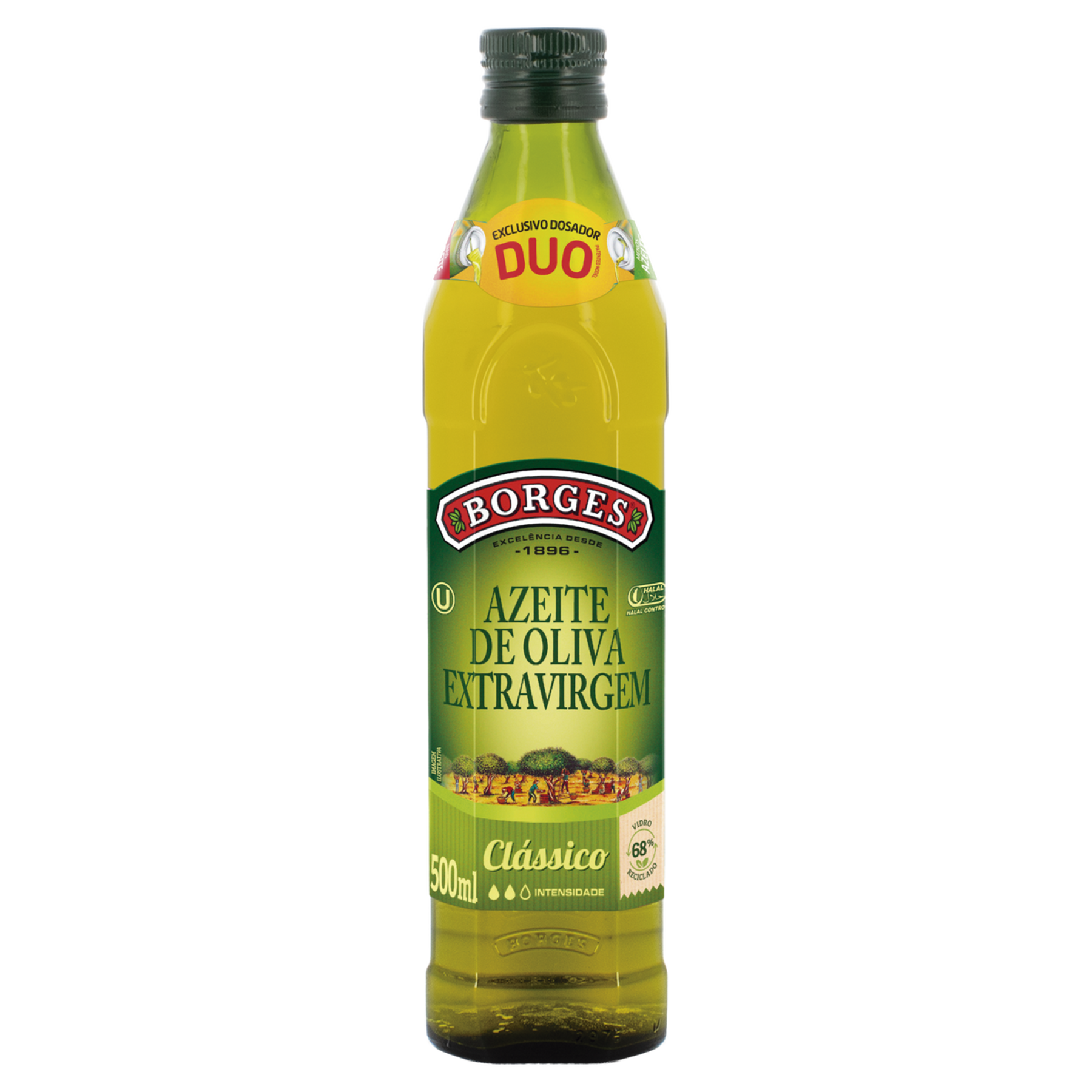 Azeite de Oliva Extra Virgem Cl&aacute;ssico Borges Vidro 500ml