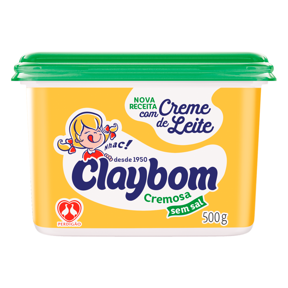 Margarina Cremosa sem Sal Claybom Pote 500g