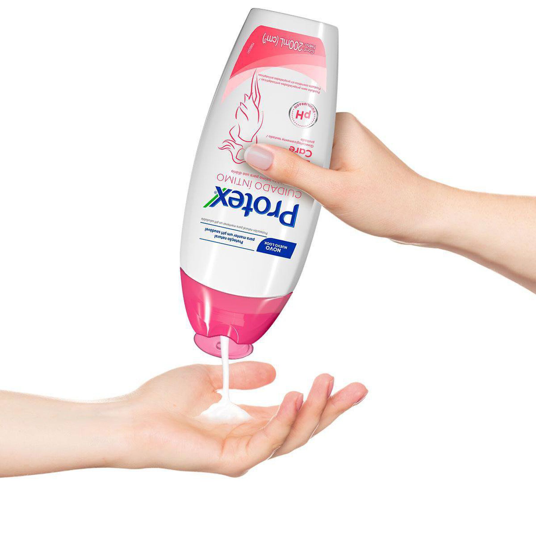 Sabonete Líquido Íntimo Delicate Care Protex Cuidado Íntimo Sachê 140ml Refil