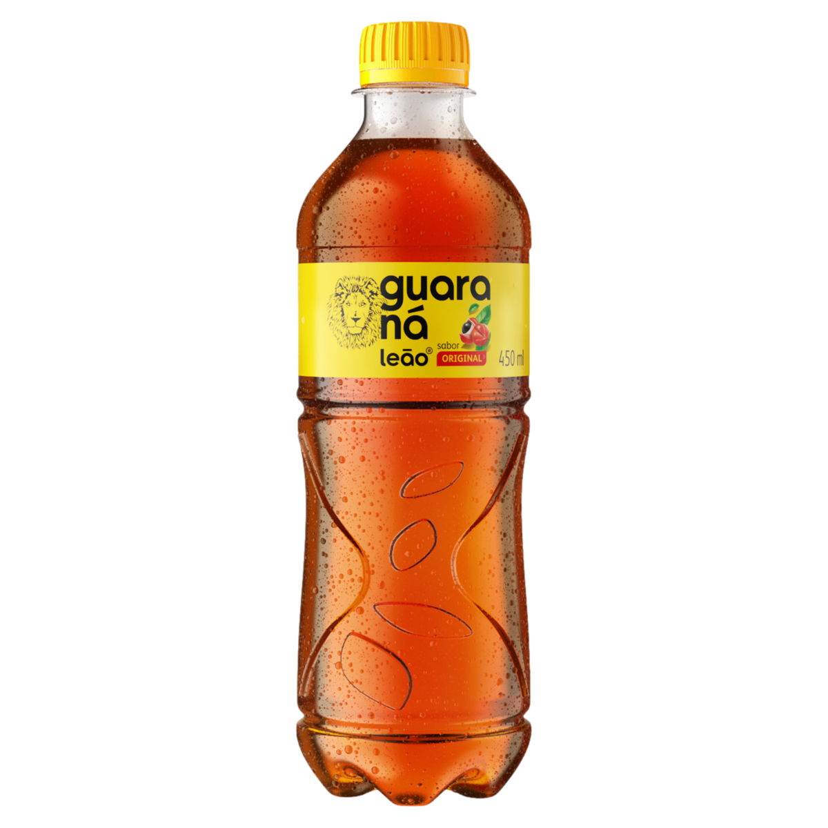 Ch&aacute; Guaran&aacute; Original Le&atilde;o Garrafa 450ml