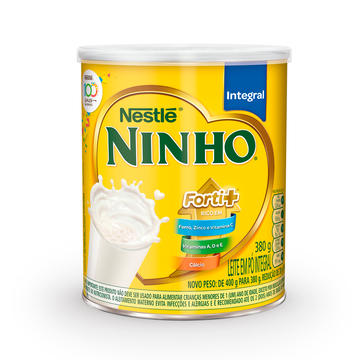Leite em Pó Integral Nestlé Ninho Forti+Lata 380g
