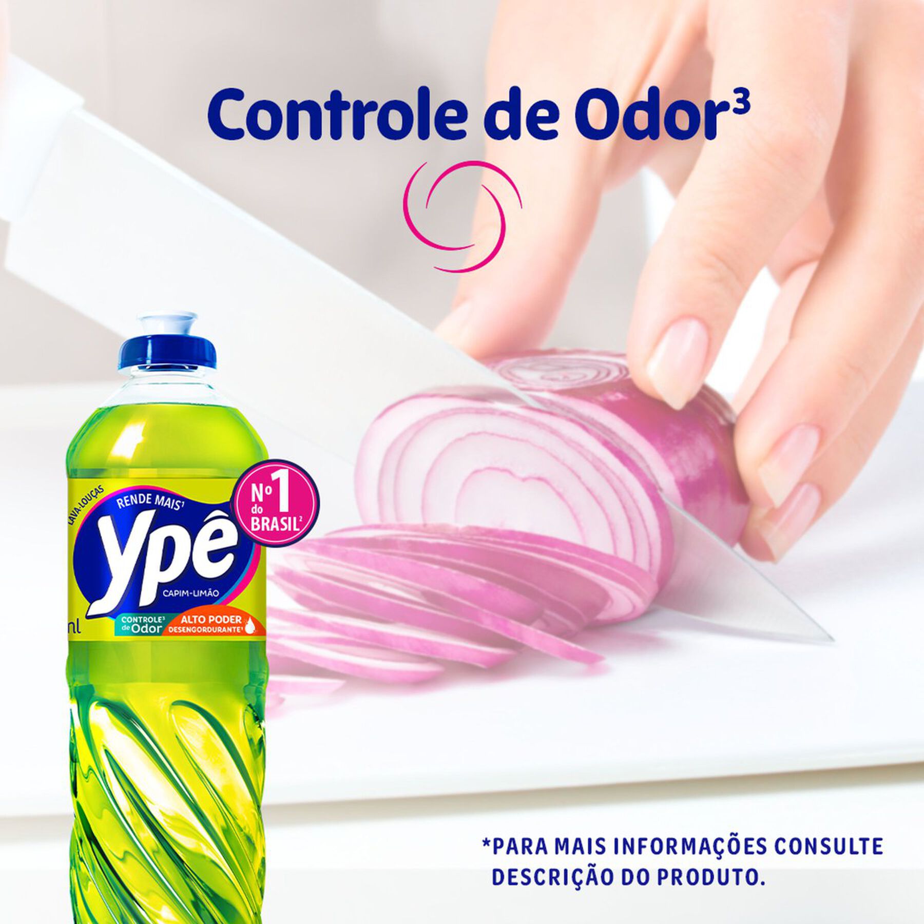 Detergente Líquido Capim Limão Ypê 500ml