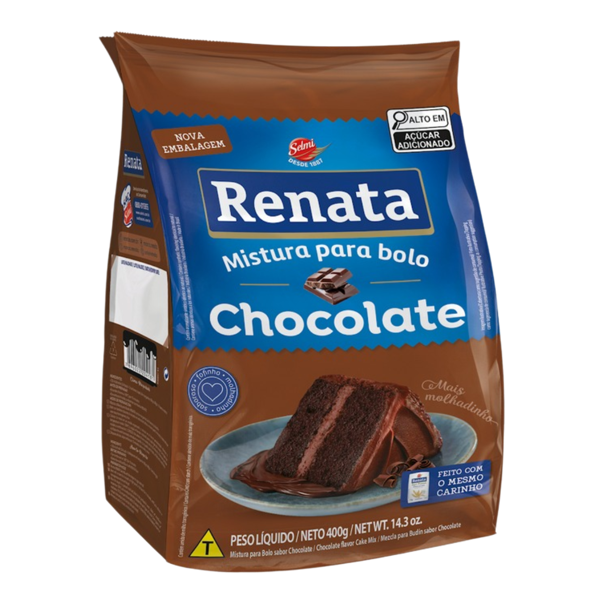 Mistura para Bolo Chocolate Renata Pacote 400g