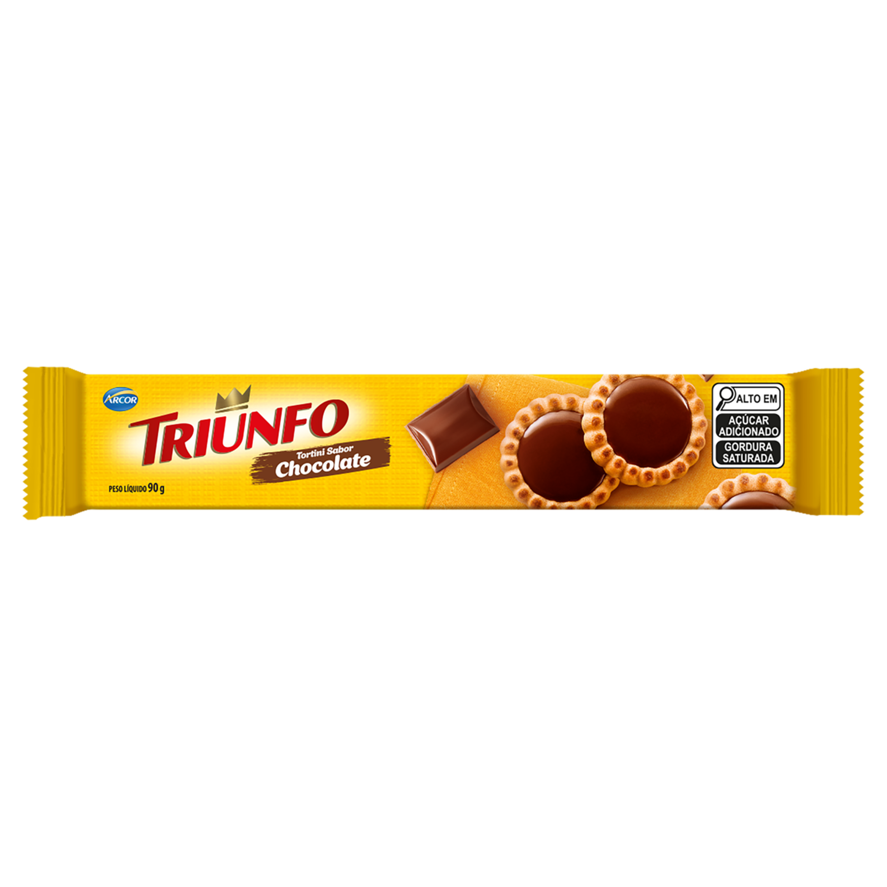 Biscoito Tortini Chocolate Triunfo 90g
