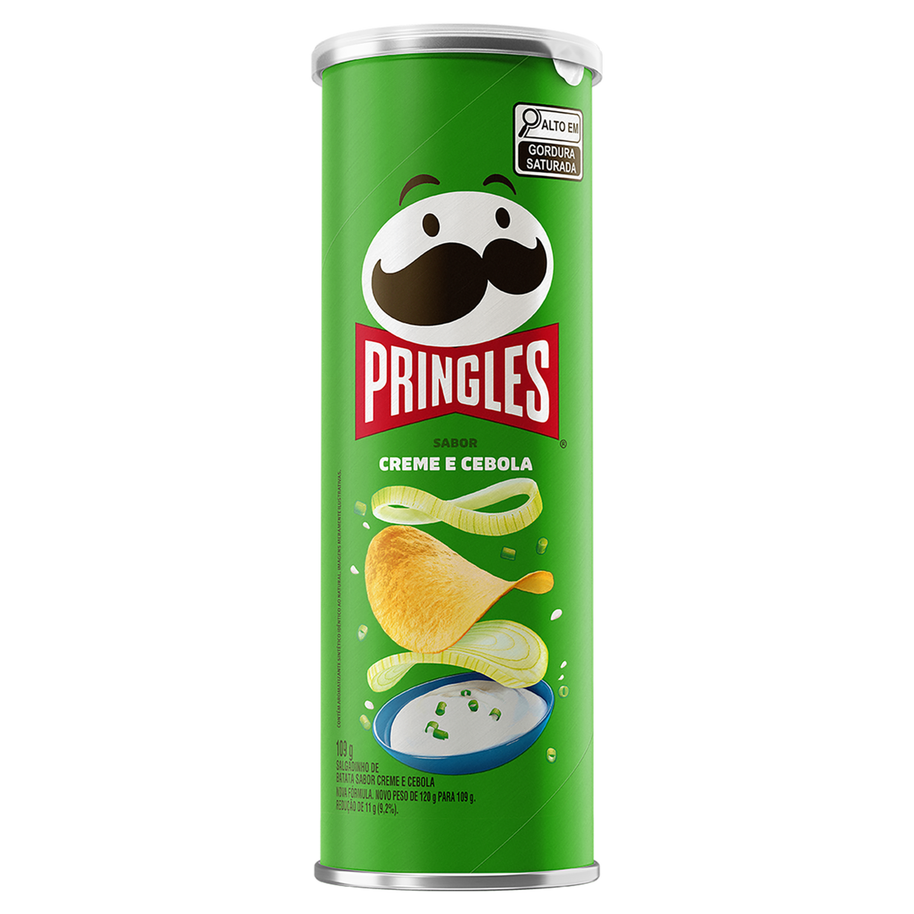 Salgadinho de Batata Creme e Cebola Pringles Tubo 109g