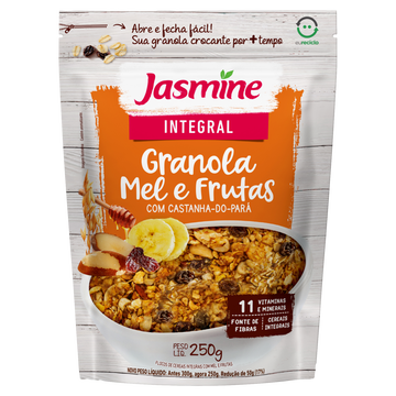 Granola Mel e Frutas Integral Jasmine Pouch 250g