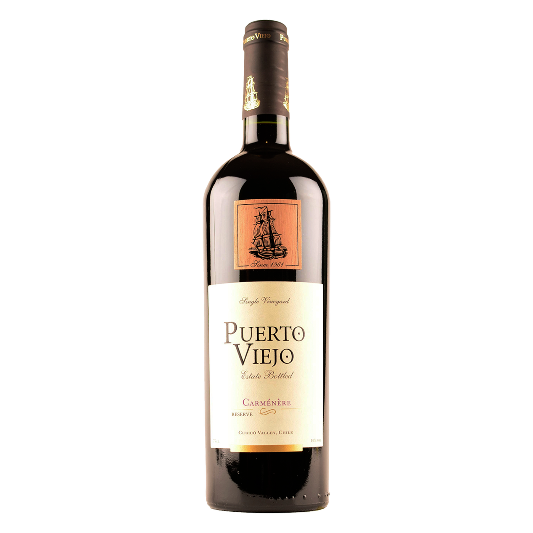 Vinho Tinto Carménère Puerto Viejo Garrafa 750ml