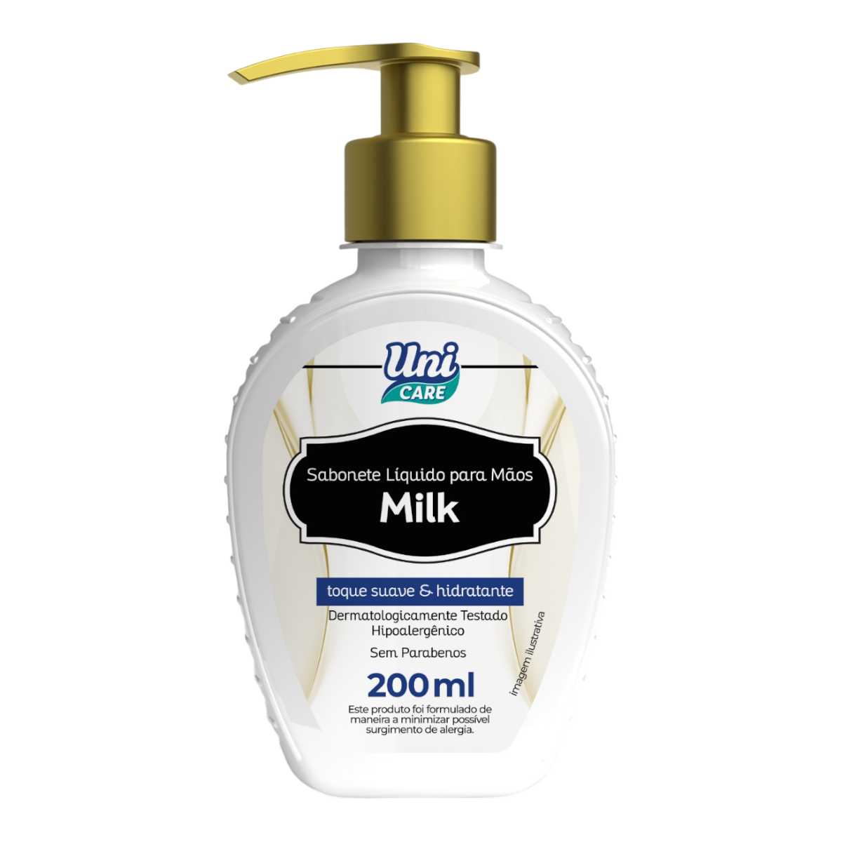 Sabonete L&iacute;quido para M&atilde;os Uni Care Frasco 200ml