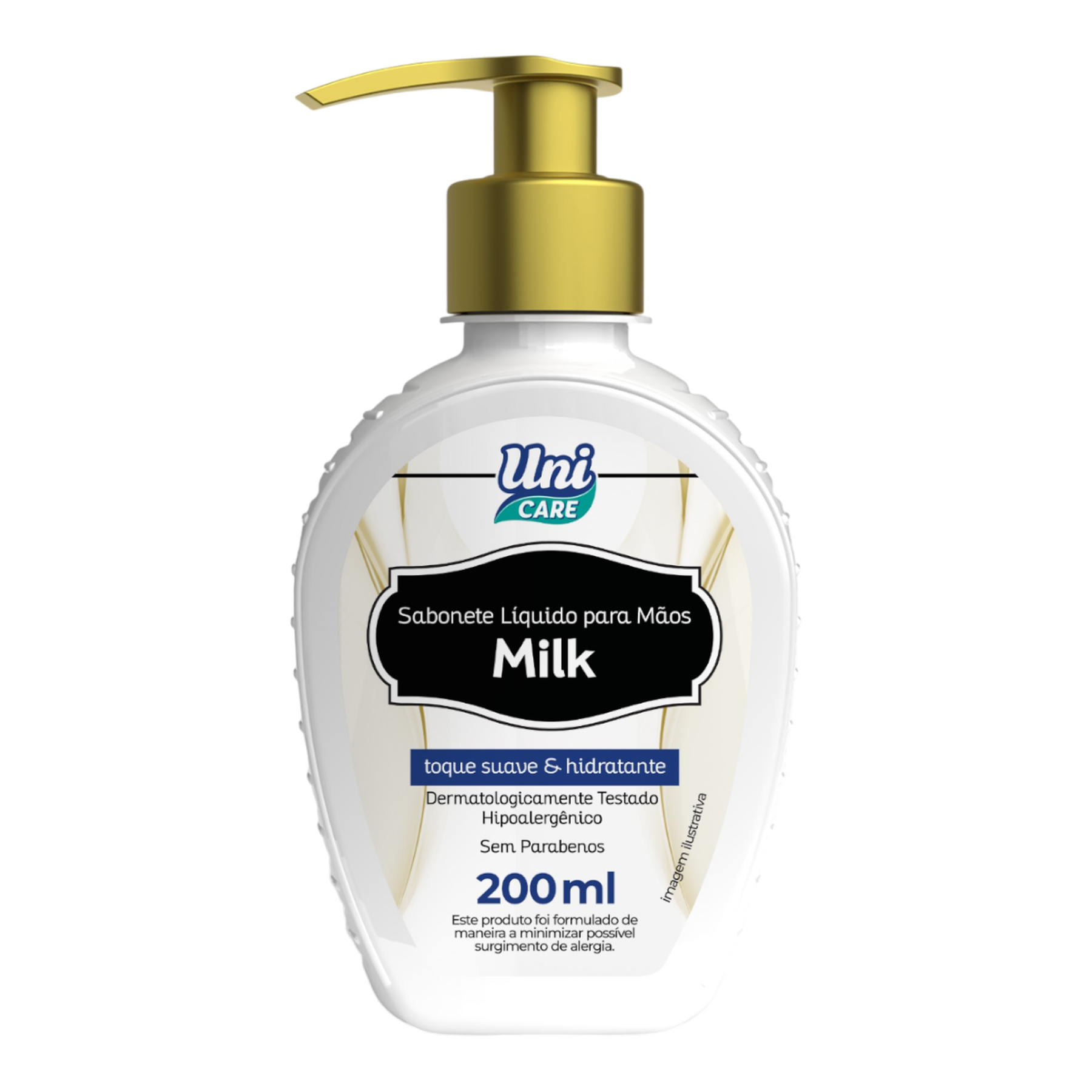 Sabonete L&iacute;quido para M&atilde;os Uni Care Frasco 200ml