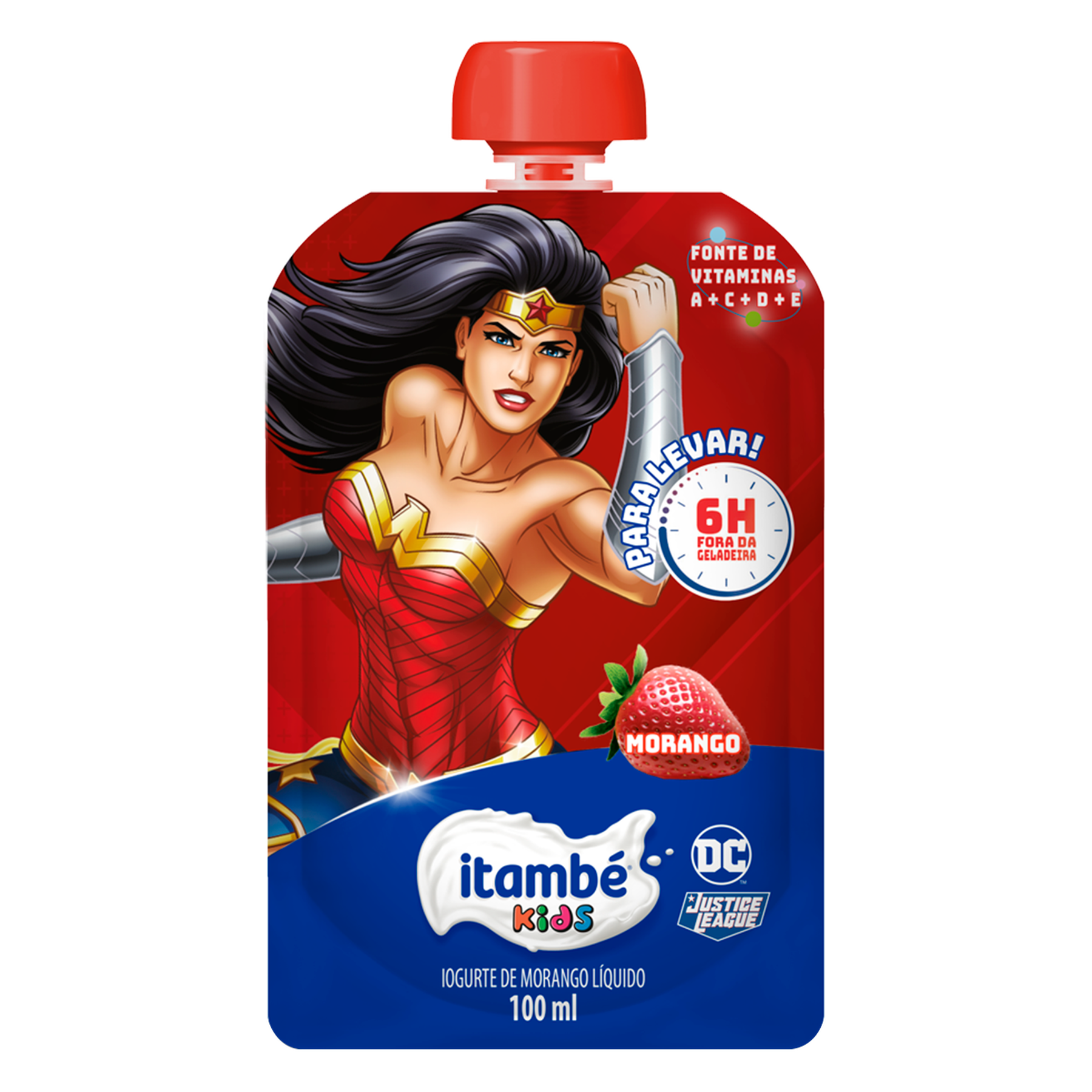 Iogurte de Morango Líquido Itambé Kids 100ml