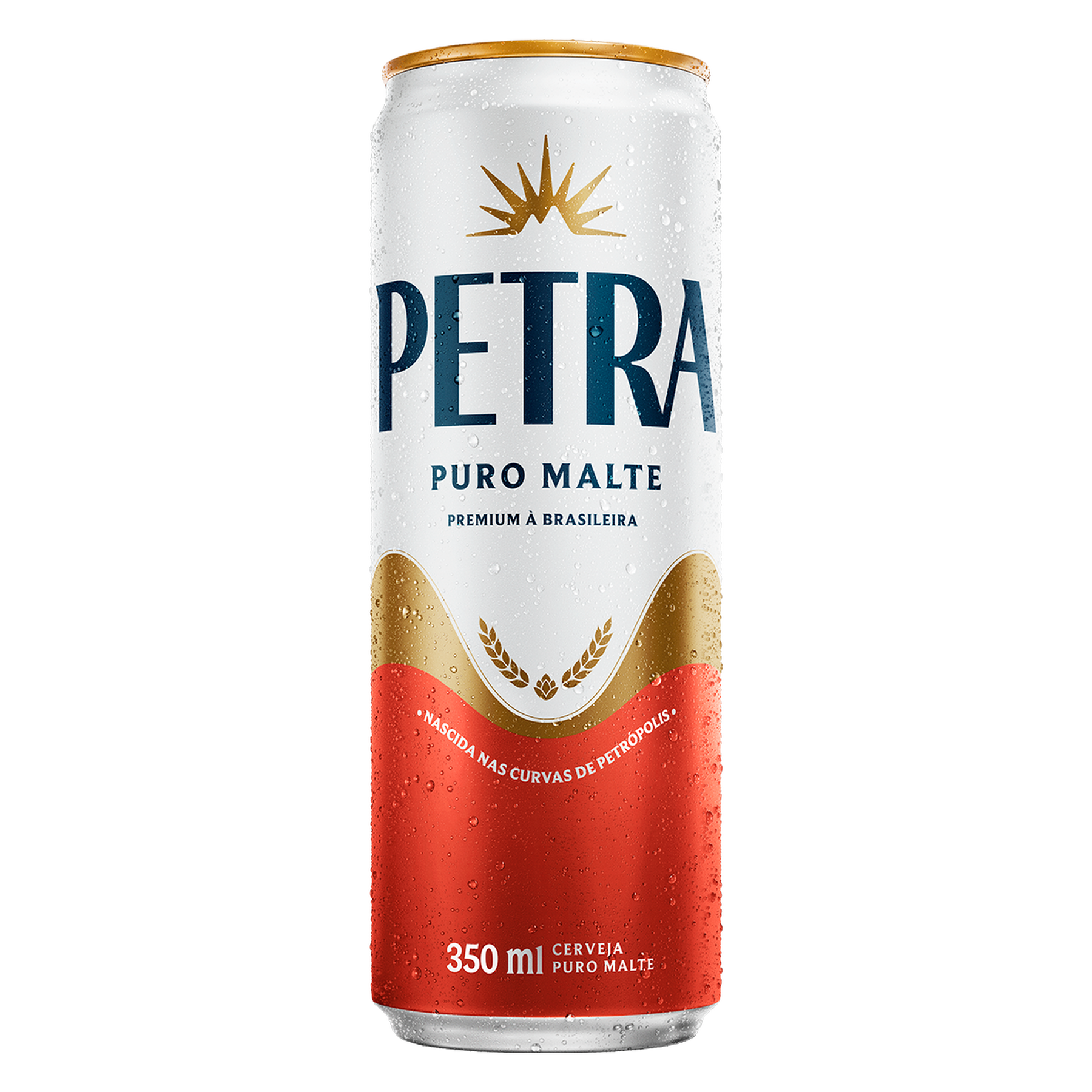 Cerveja American Lager Puro Malte Petra Origem Lata 350ml&nbsp;