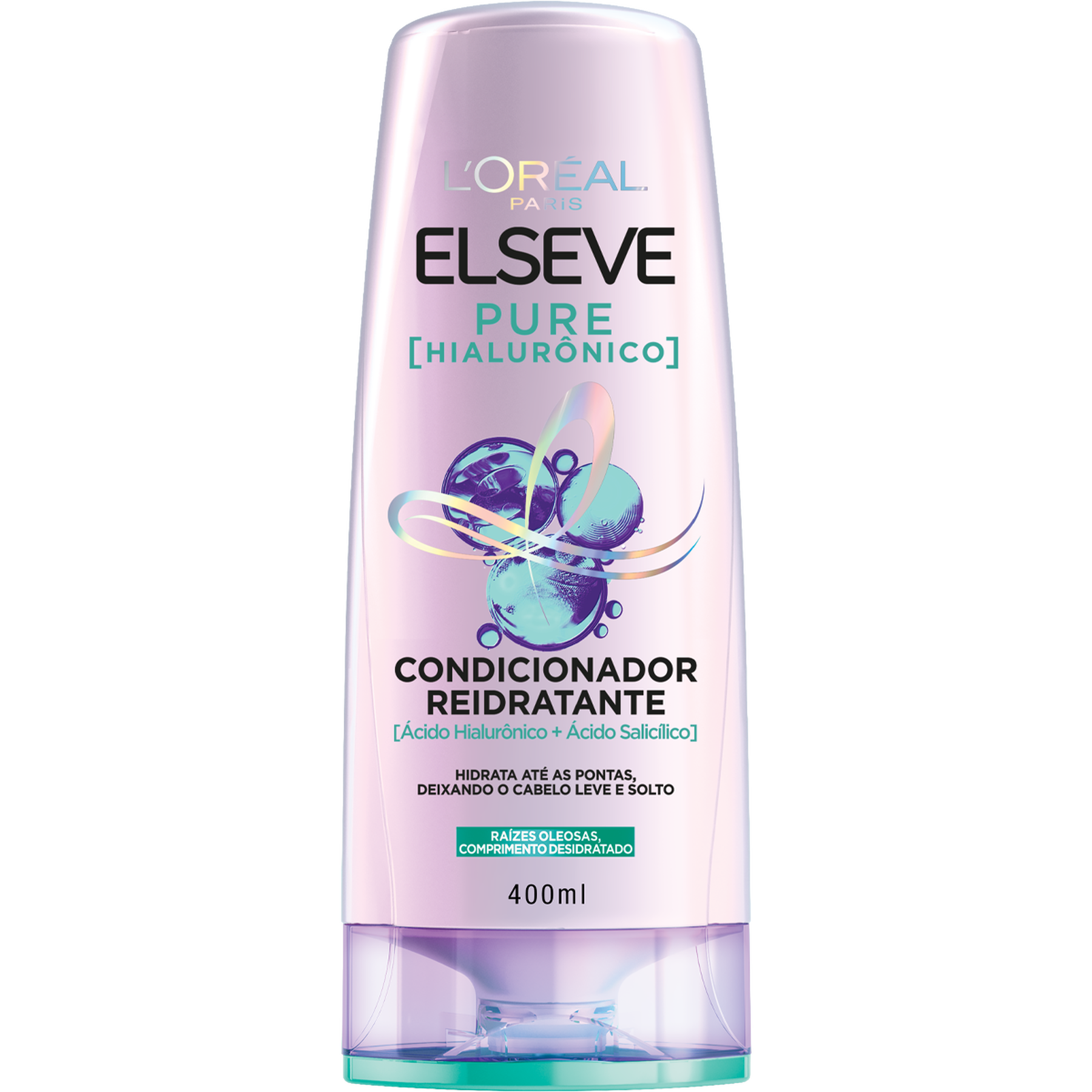 Condicionador Reidratante Pure Hialurônico Elseve L'Oréal Paris Frasco 400ml