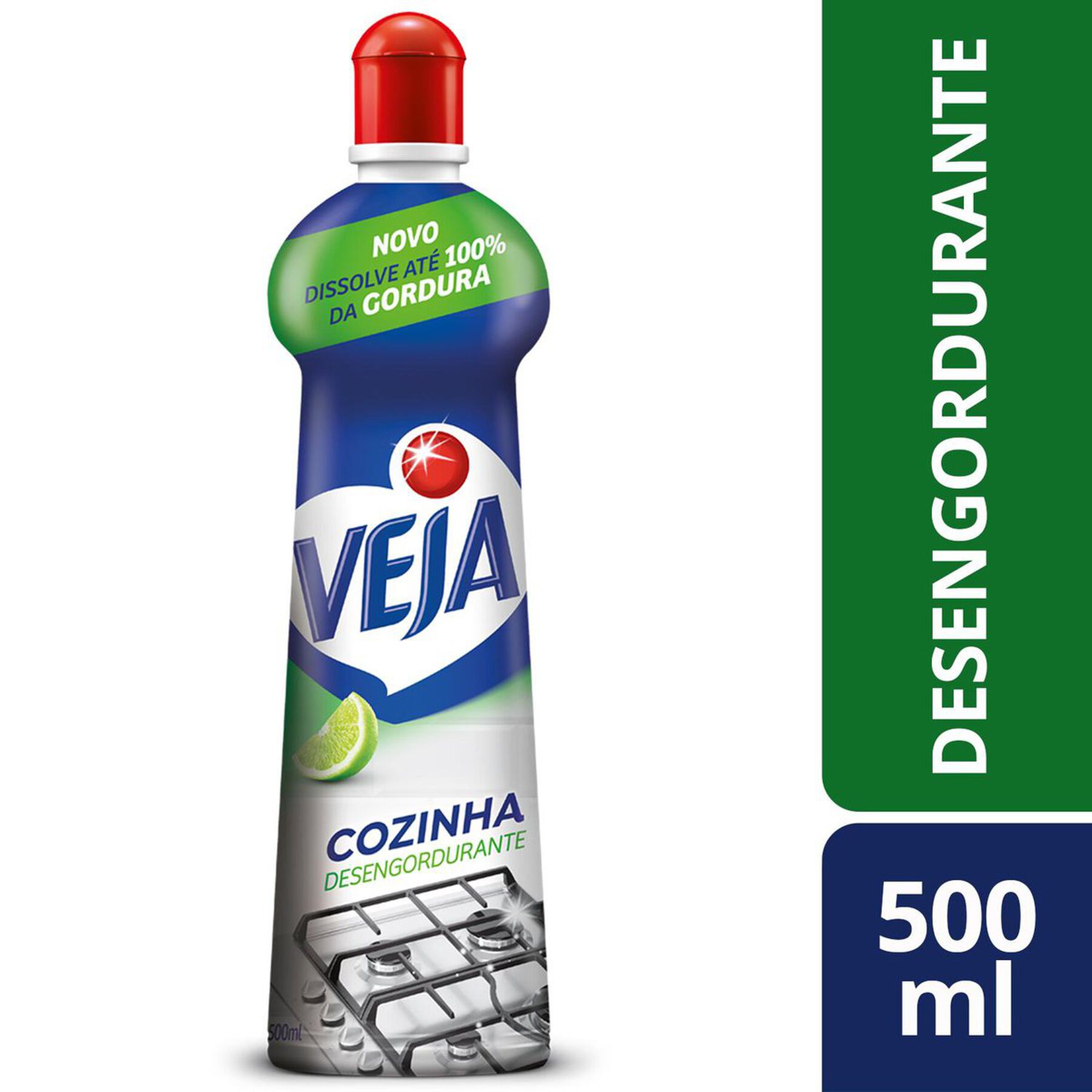 Limpador Desengordurante Cozinha Limão Veja Squeeze 500ml