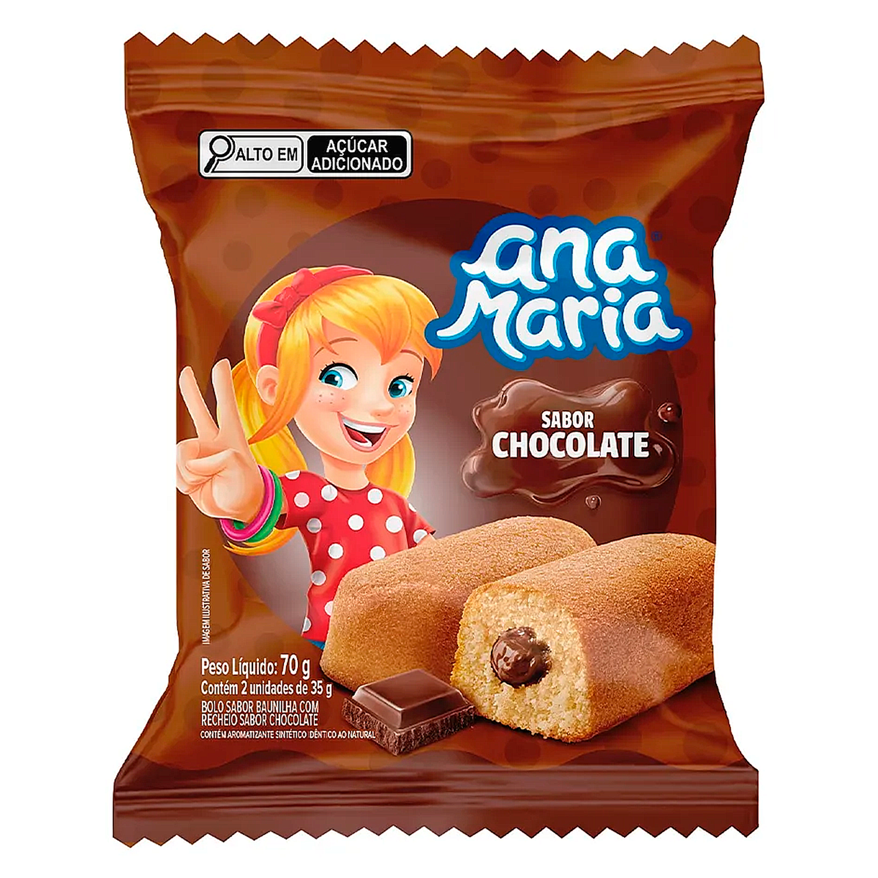 Bolinho Chocolate Ana Maria Pacote 70g