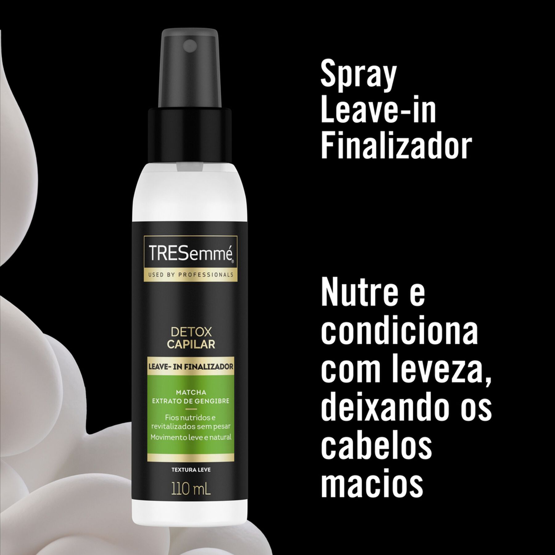 Leave-In Finalizador Detox Capilar Tresemmé Frasco 110ml
