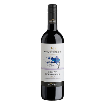 Vinho Tinto Merlot Nero D'Avola Ventiterre Garrafa 750ml