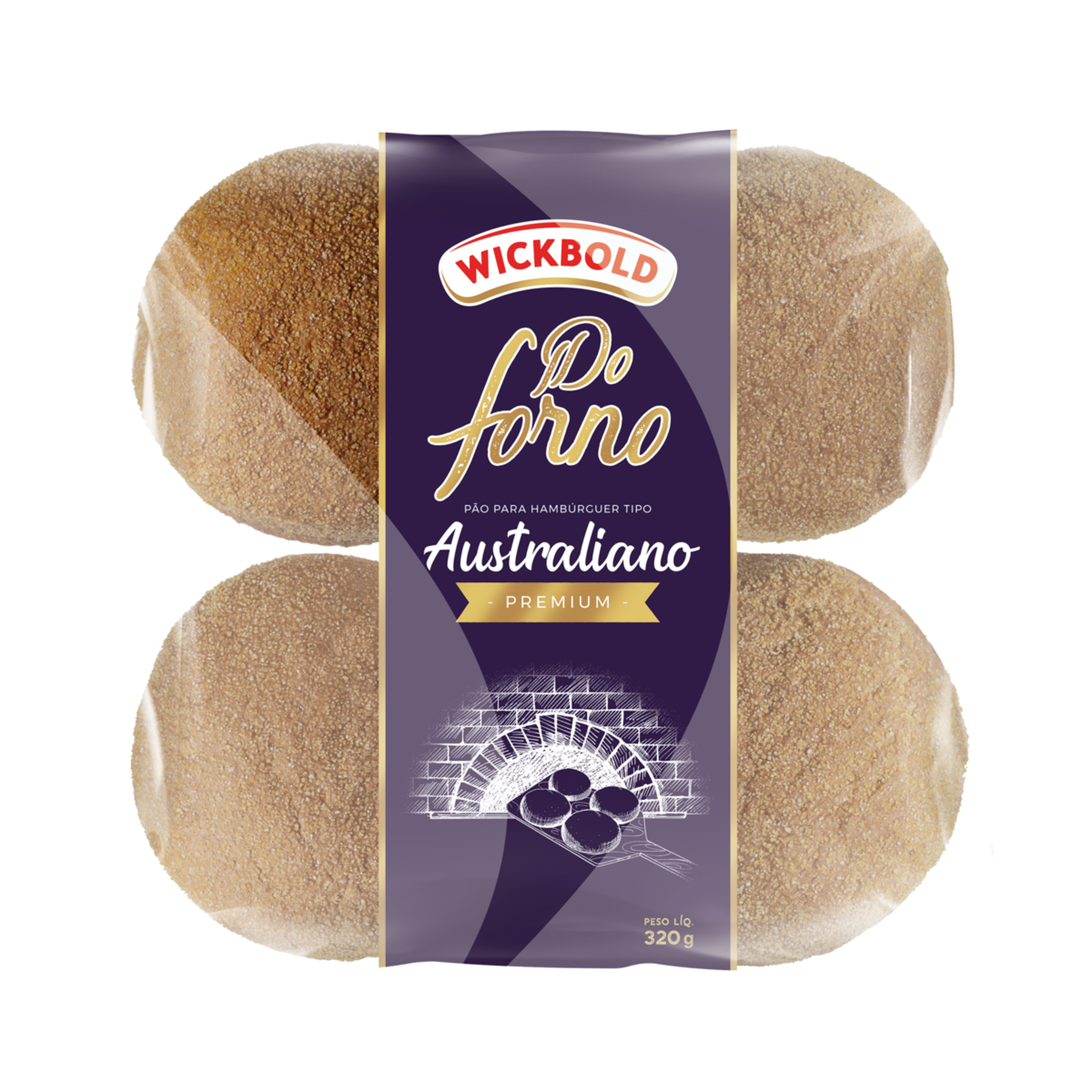 Pão para Hambúrguer Australiano Wickbold Do Forno Premium Pacote 320g