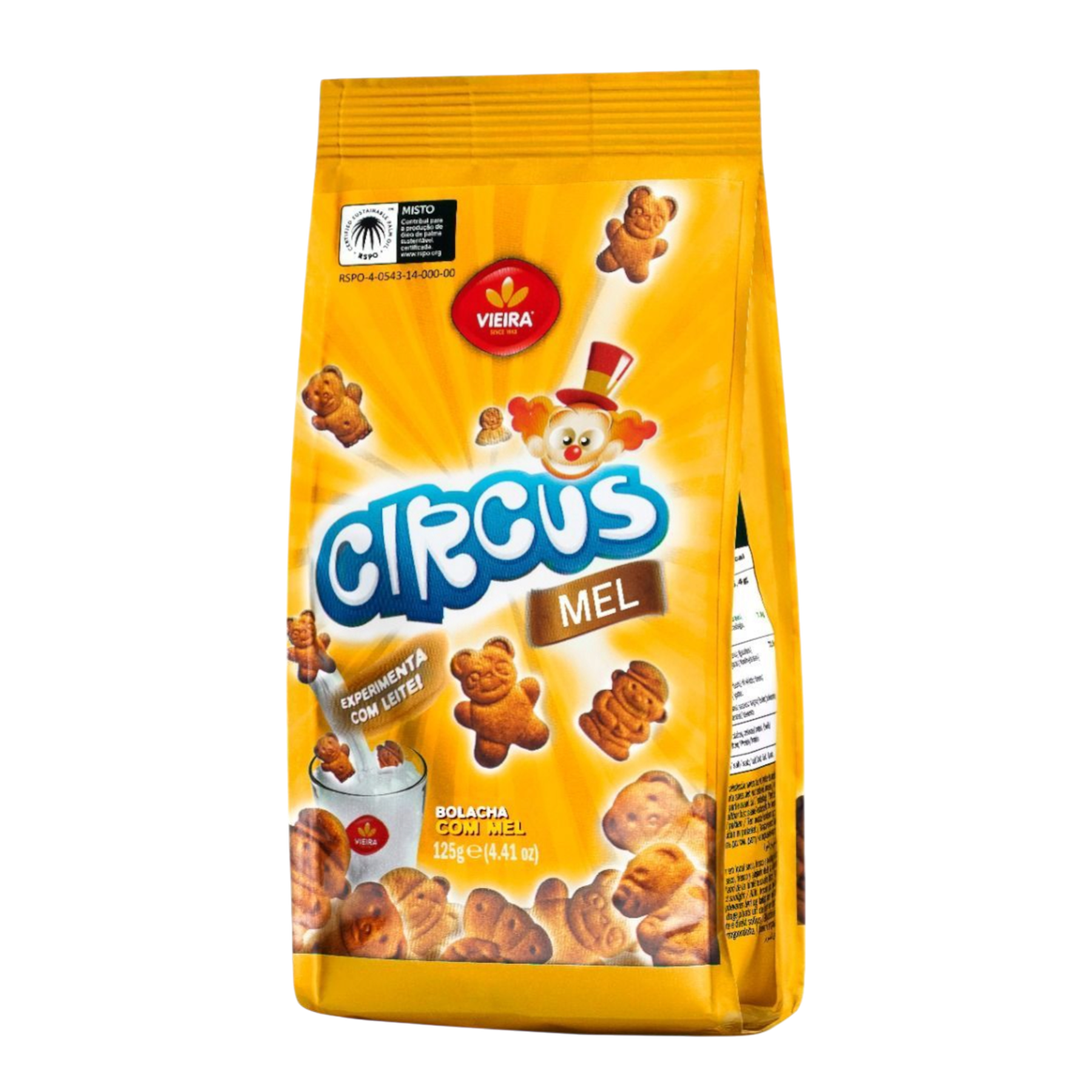 Biscoito Circus Mel Vieira 125g