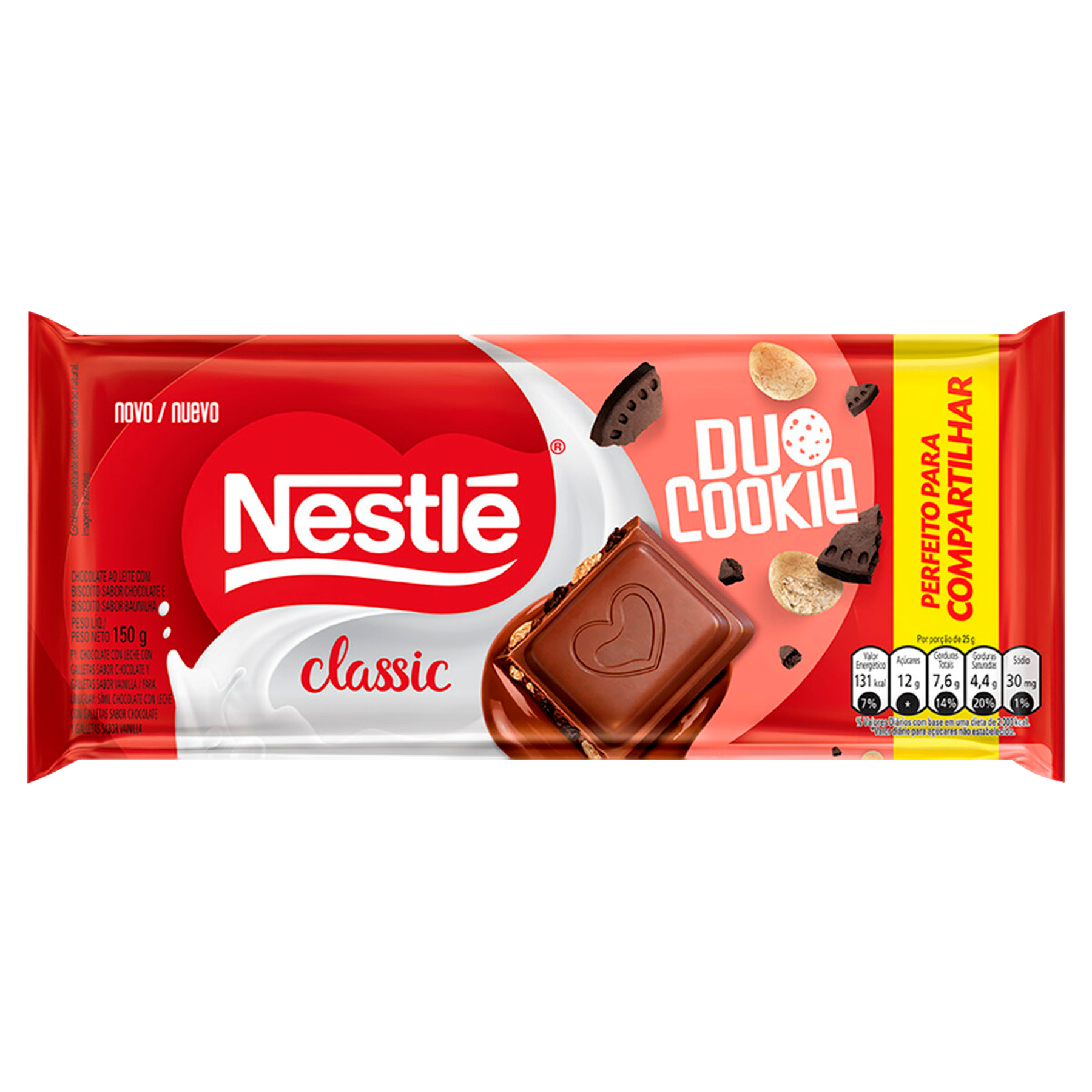 Chocolate Classic Duo Cookie Nestl&eacute; Pacote 150g
