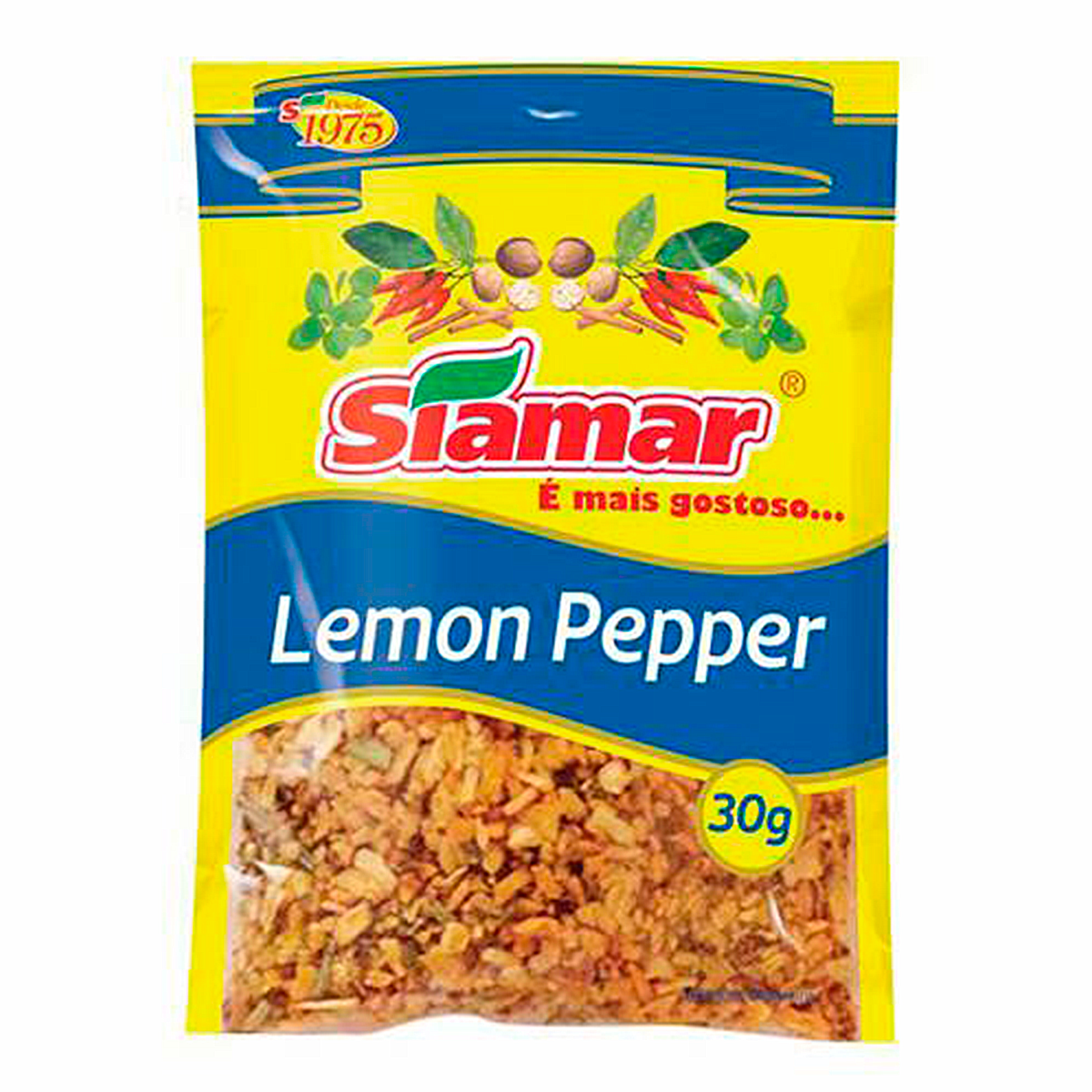 Lemon Pepper Siamar Pacote 30g&nbsp;