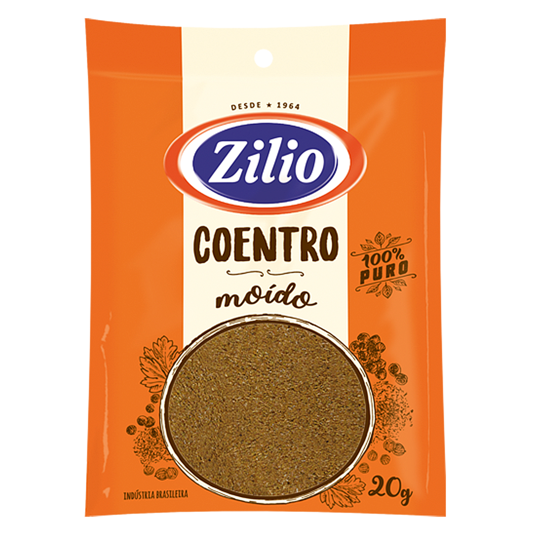 Coentro Mo&iacute;do Zilio 20g