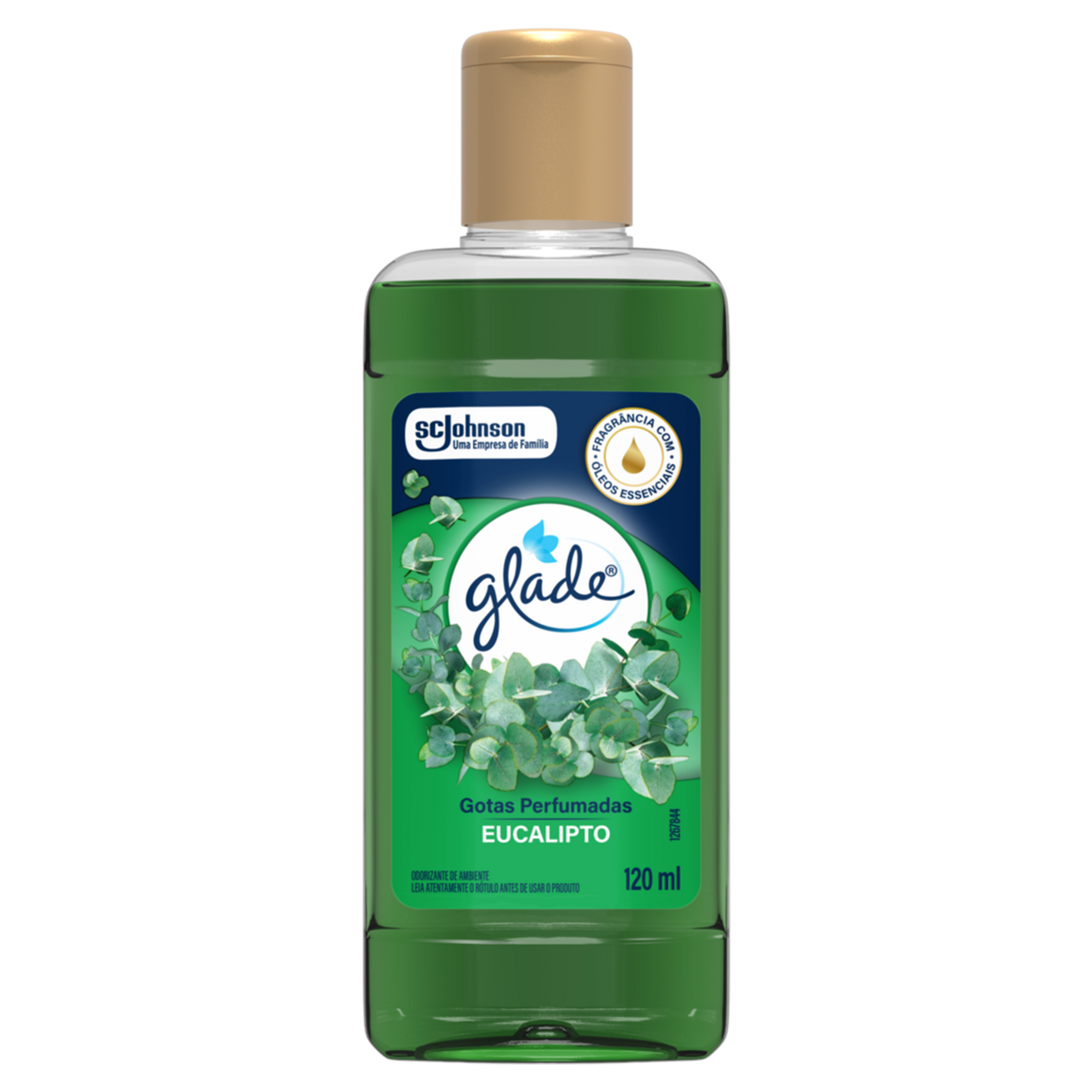 Odorizador de Ambiente Eucalipto Gotas Perfumadas Glade Frasco 120ml