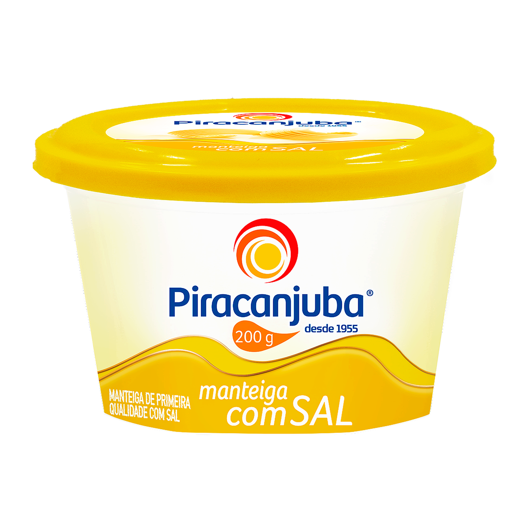 Manteiga de Primeira Qualidade com Sal Piracanjuba Pote 200g