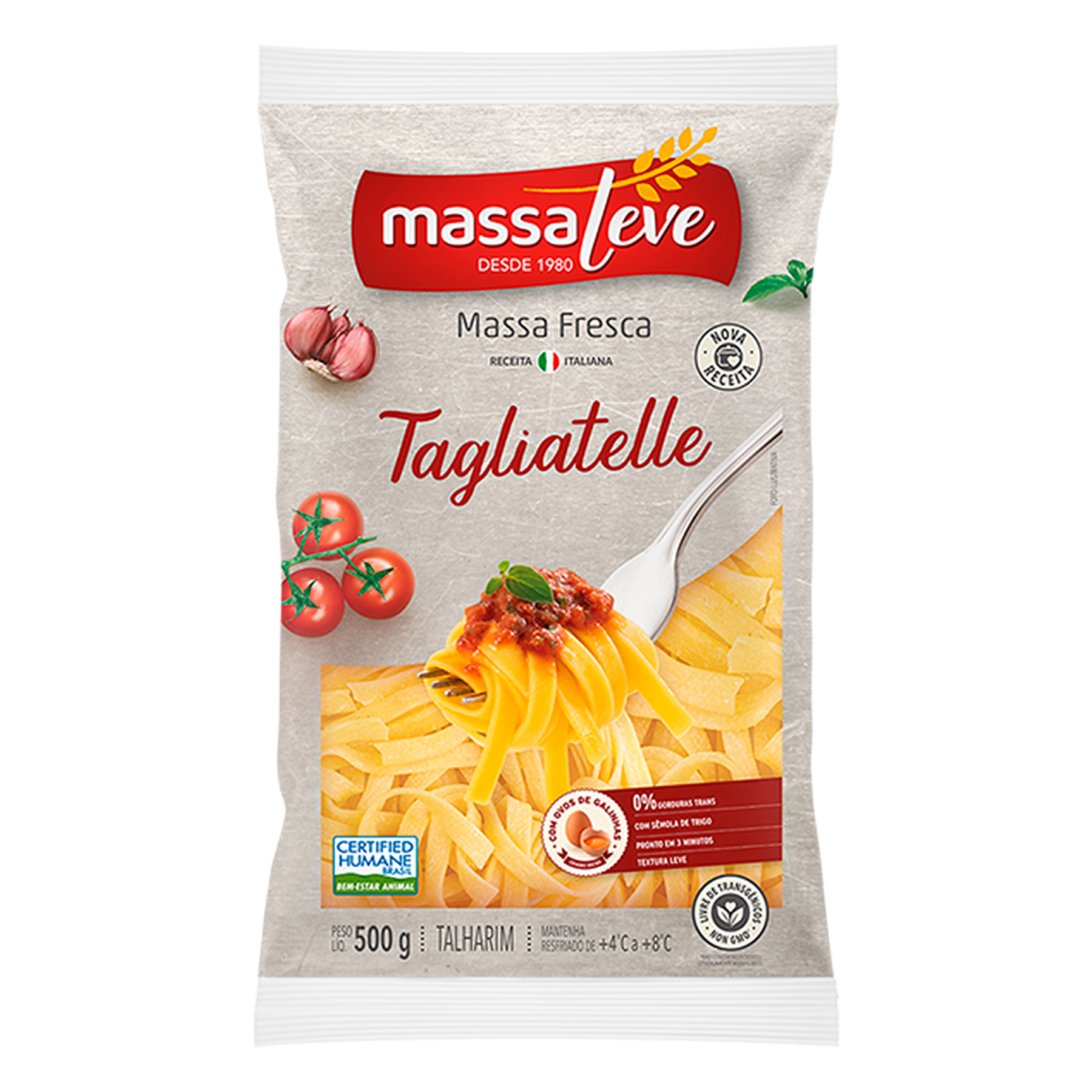 Massa Fresca Tagliatelle Massa Leve 500g