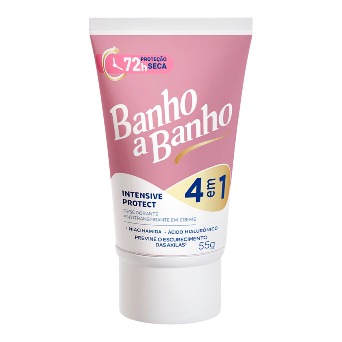 Antitranspirante em Creme Intensive Protect 4 em 1 Banho a Banho Bisnaga 55g
