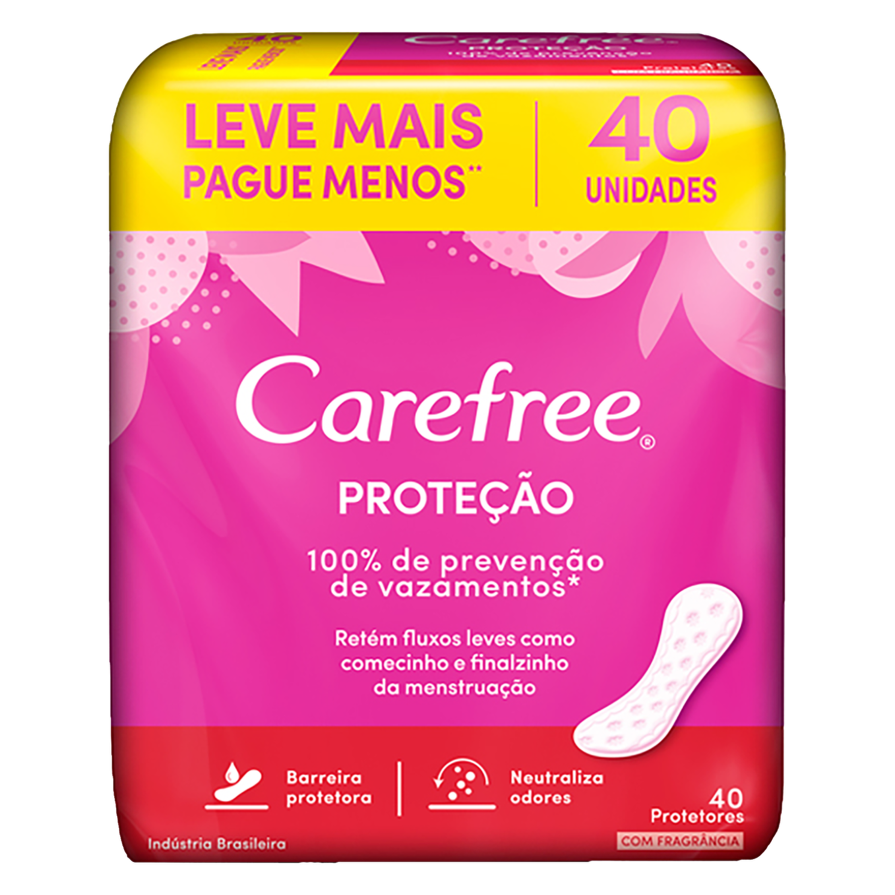 Protetor Diario Carefree Proteção Com Perfume Com 40