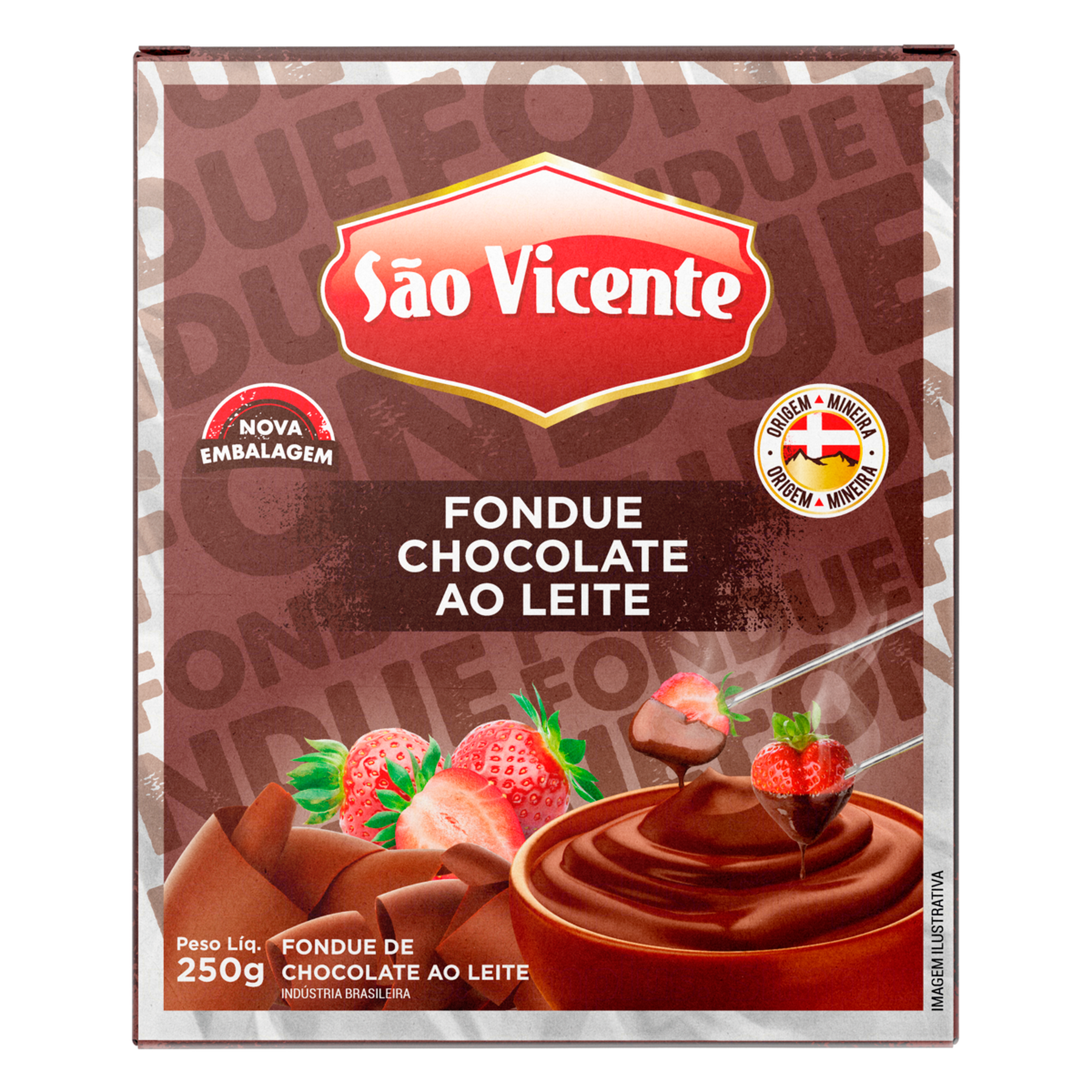 Fondue de Chocolate ao Leite São Vicente 250g