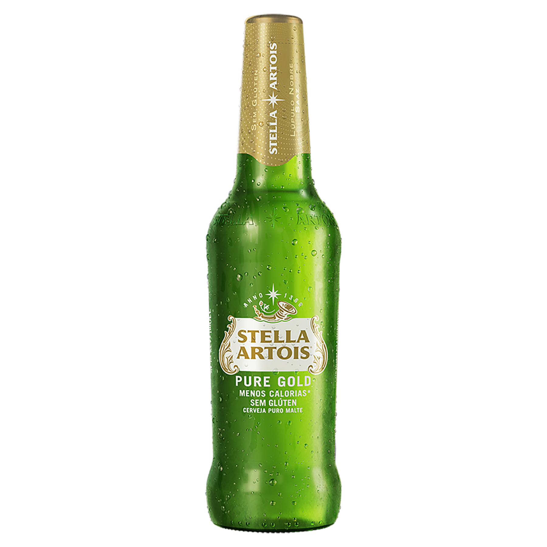 Cerveja Puro Malte Pure Gold Stella Artois Garrafa 330ml