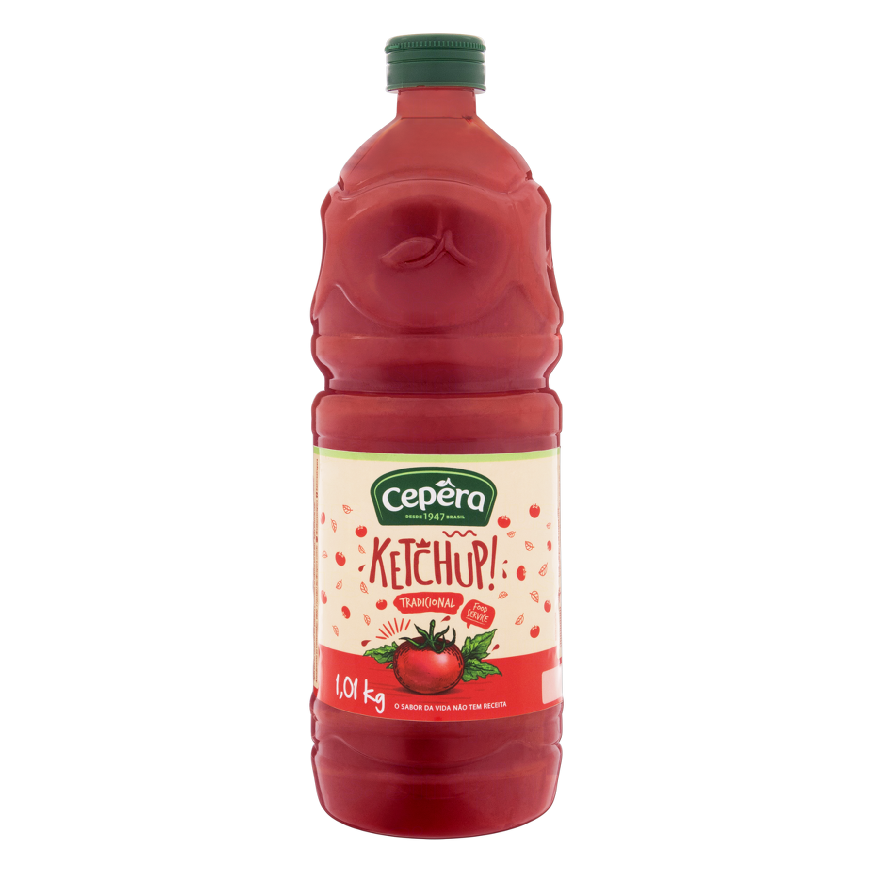 Ketchup Tradicional Cepêra Garrafa 1,01kg 